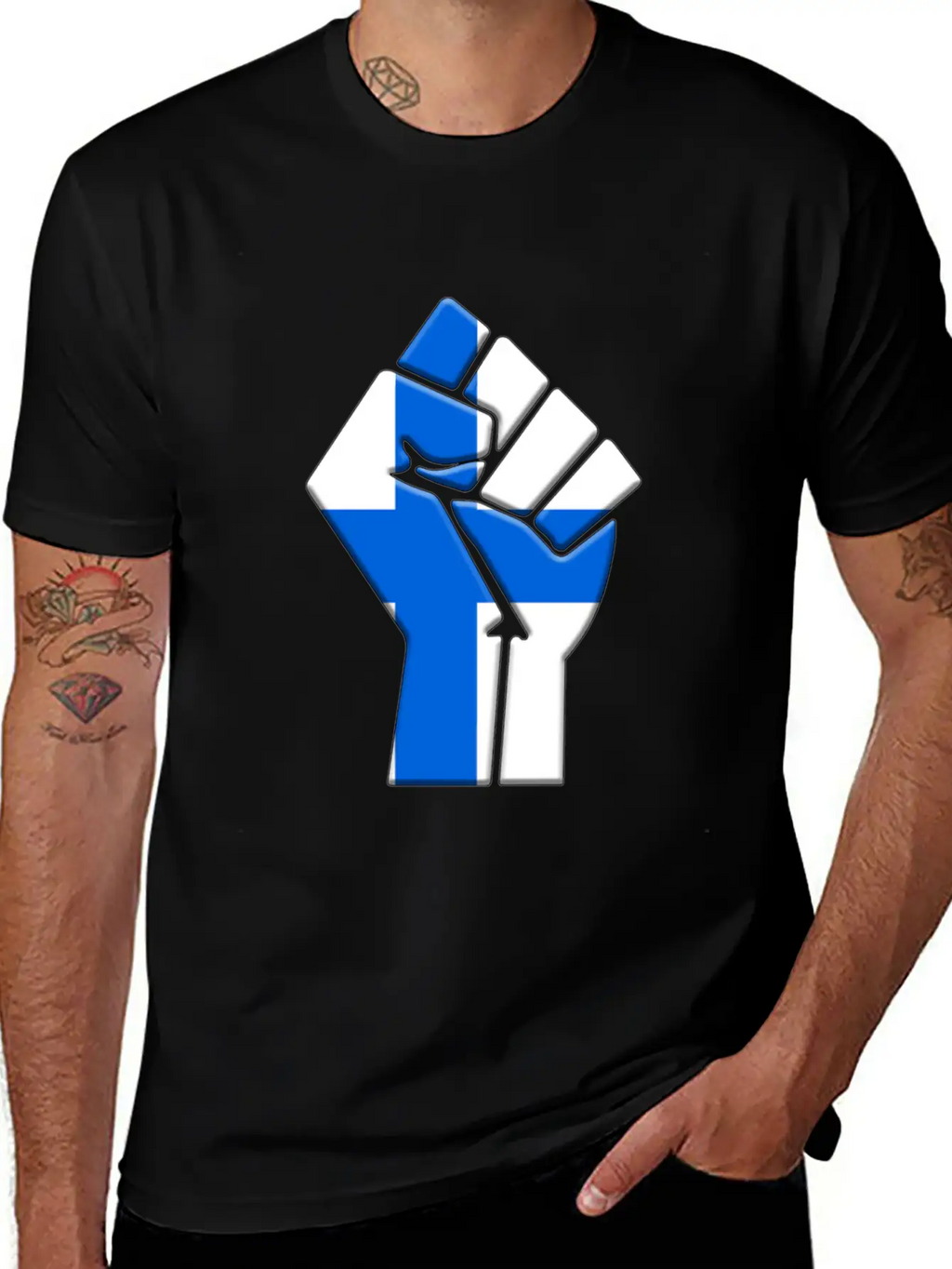 Finland Flag Finnish Country Pride Native Unisex Casual T-Shirt – Clean Design For Daily Comfort