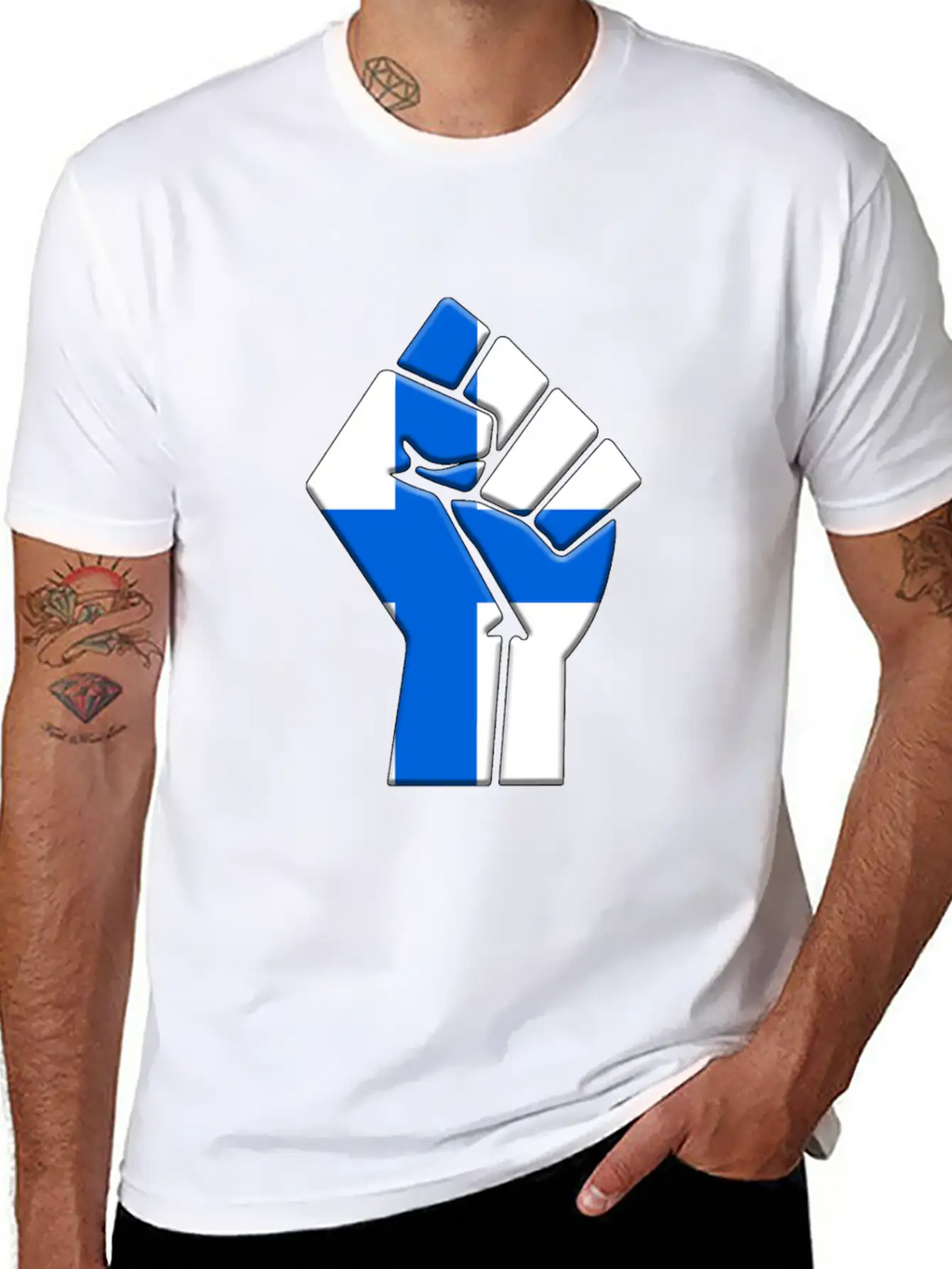 Finland Flag Finnish Country Pride Native Unisex Casual T-Shirt – Clean Design For Daily Comfort