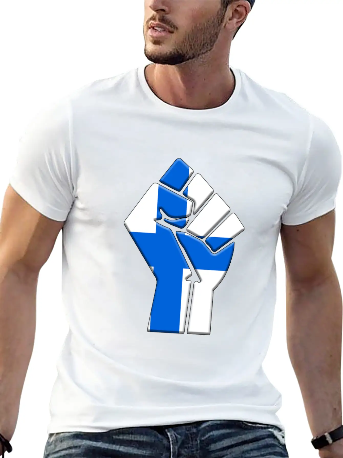 Finland Flag Finnish Country Pride Native Unisex Casual T-Shirt – Clean Design For Daily Comfort