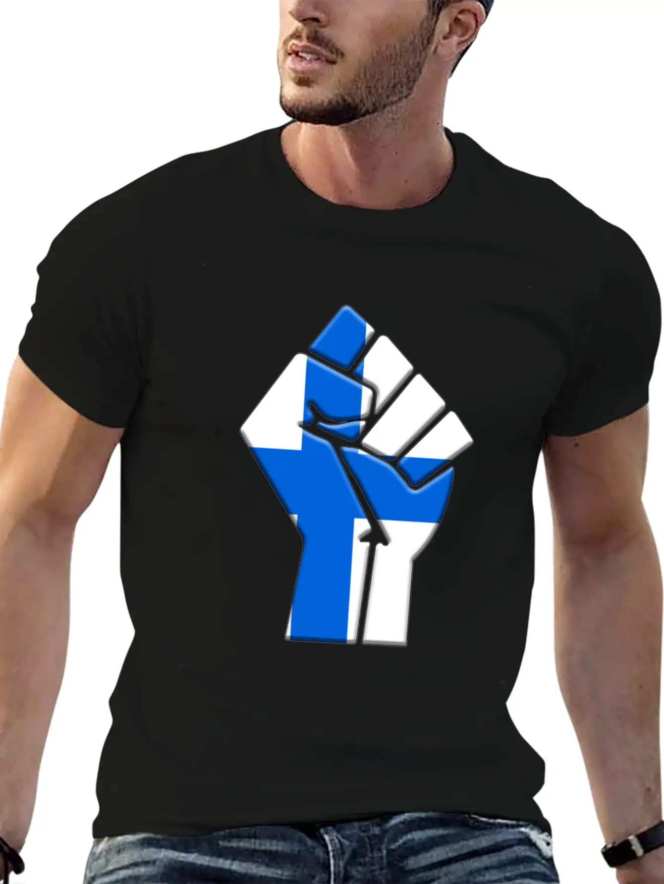 Finland Flag Finnish Country Pride Native Unisex Casual T-Shirt – Clean Design For Daily Comfort