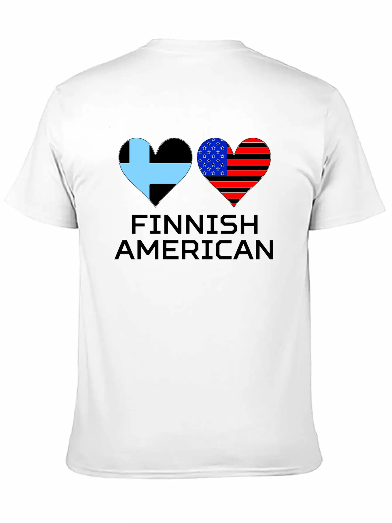 Finnish American Hearts Essential Cotton Tee For Daily Outfits – Unisex Style