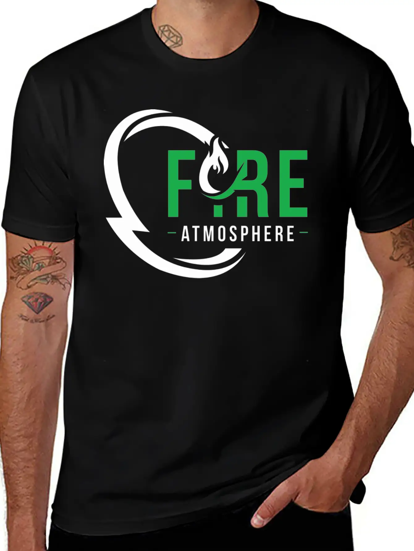 Fire Atmosphere Unisex Casual T-Shirt – Clean Design For Daily Comfort