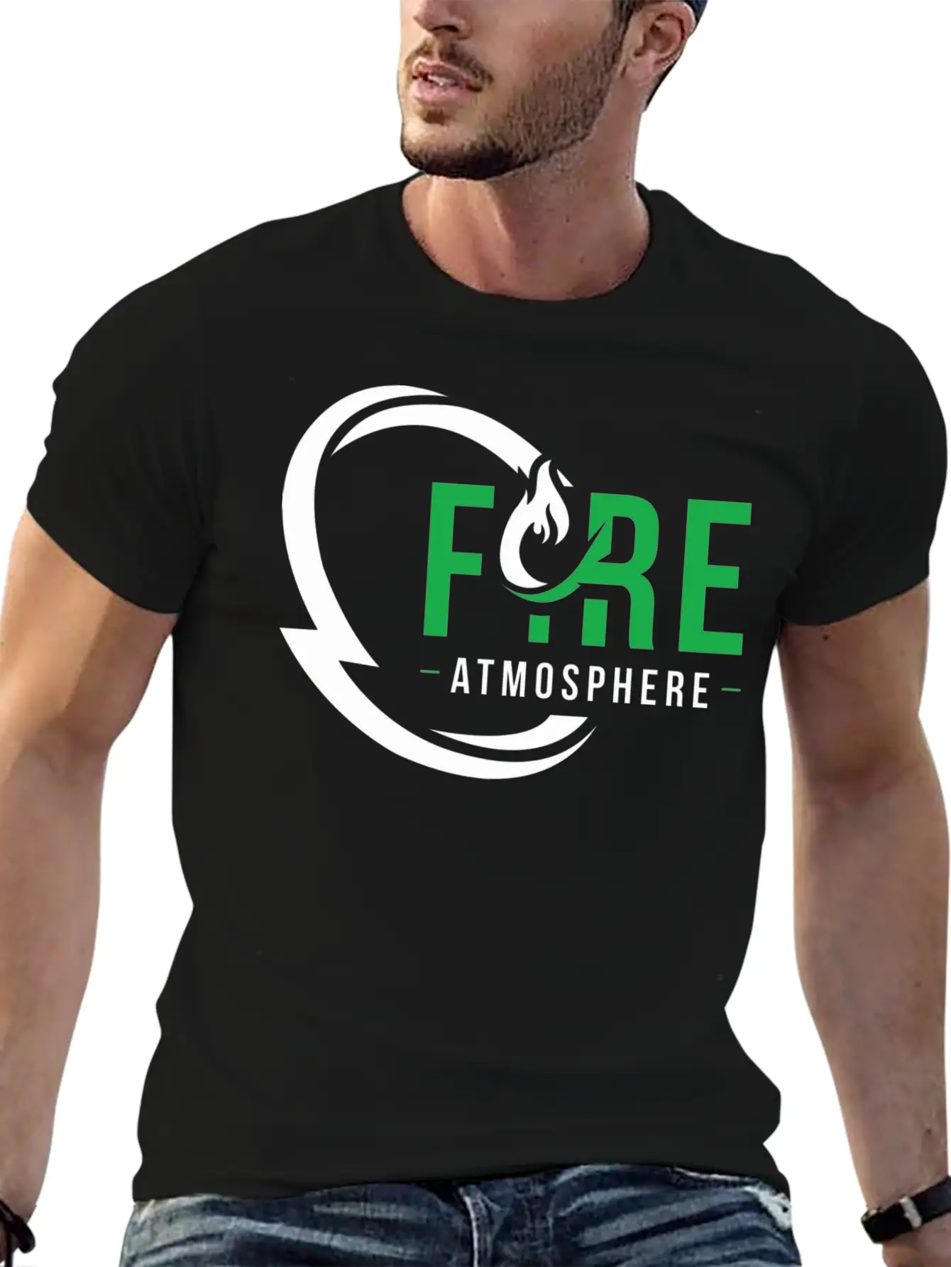 Fire Atmosphere Unisex Casual T-Shirt – Clean Design For Daily Comfort