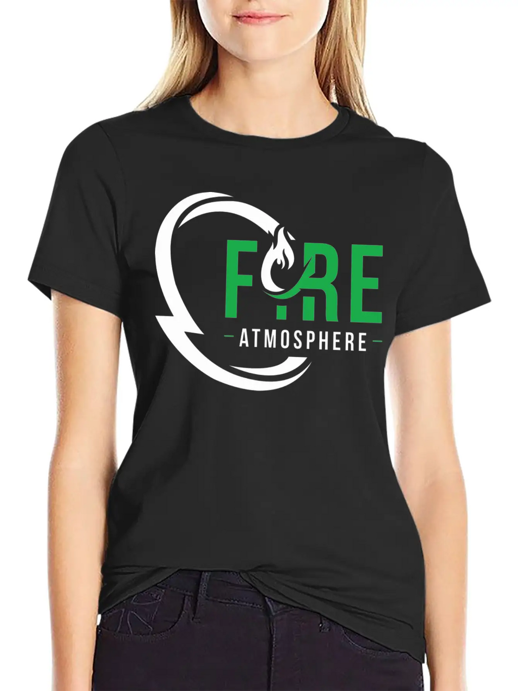 Fire Atmosphere Unisex Casual T-Shirt – Clean Design For Daily Comfort