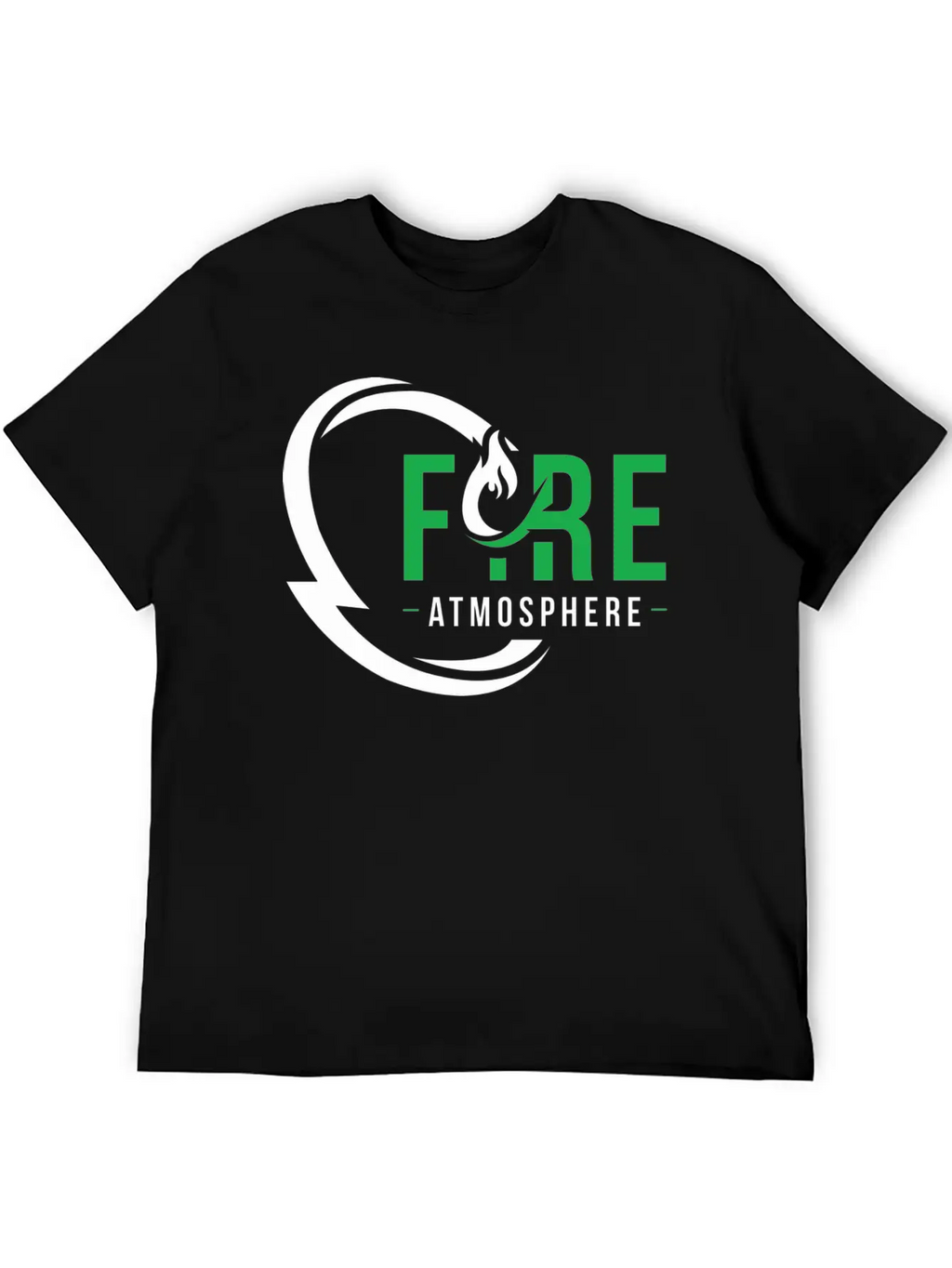Fire Atmosphere Unisex Casual T-Shirt – Clean Design For Daily Comfort