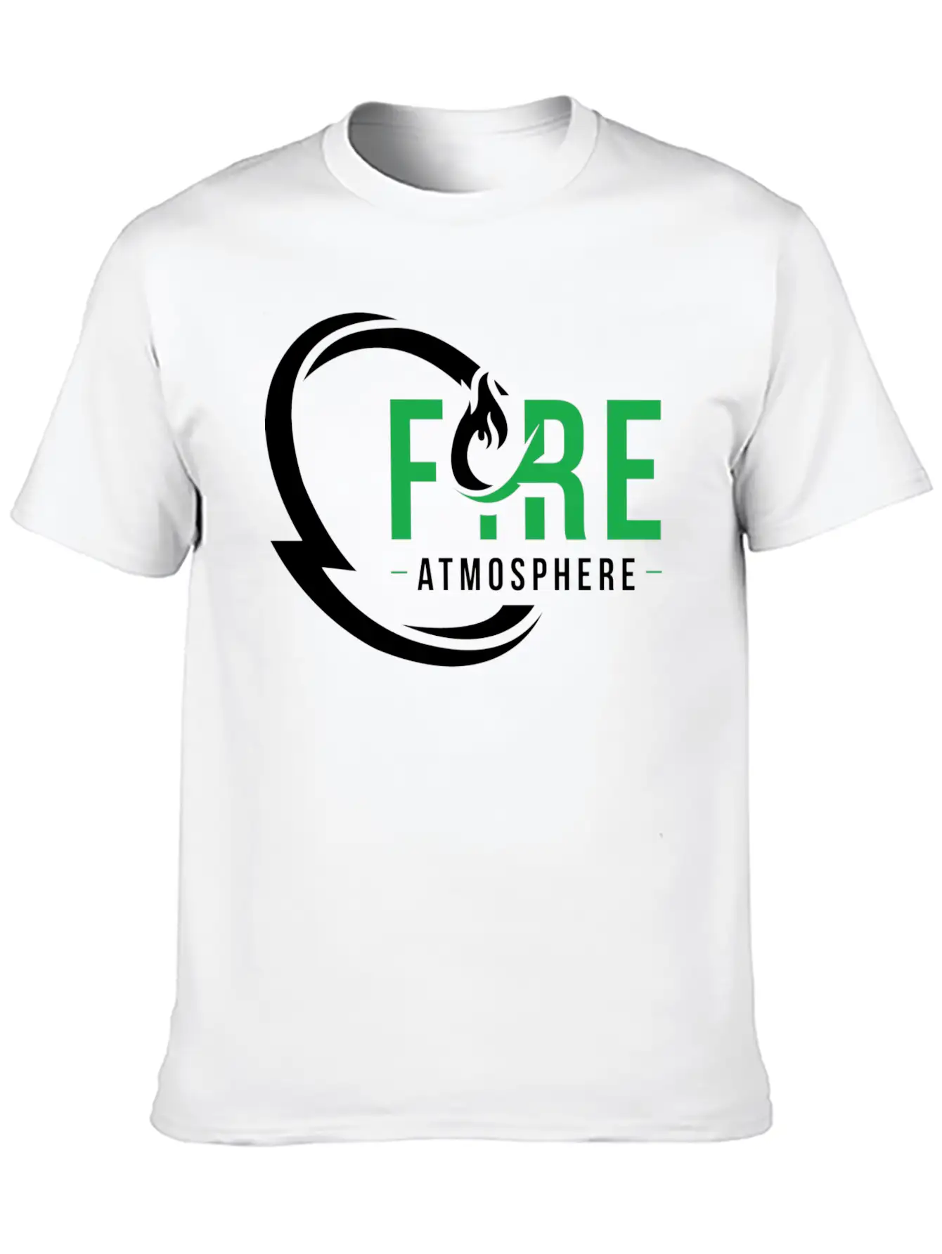 Fire Atmosphere Unisex Casual T-Shirt – Clean Design For Daily Comfort