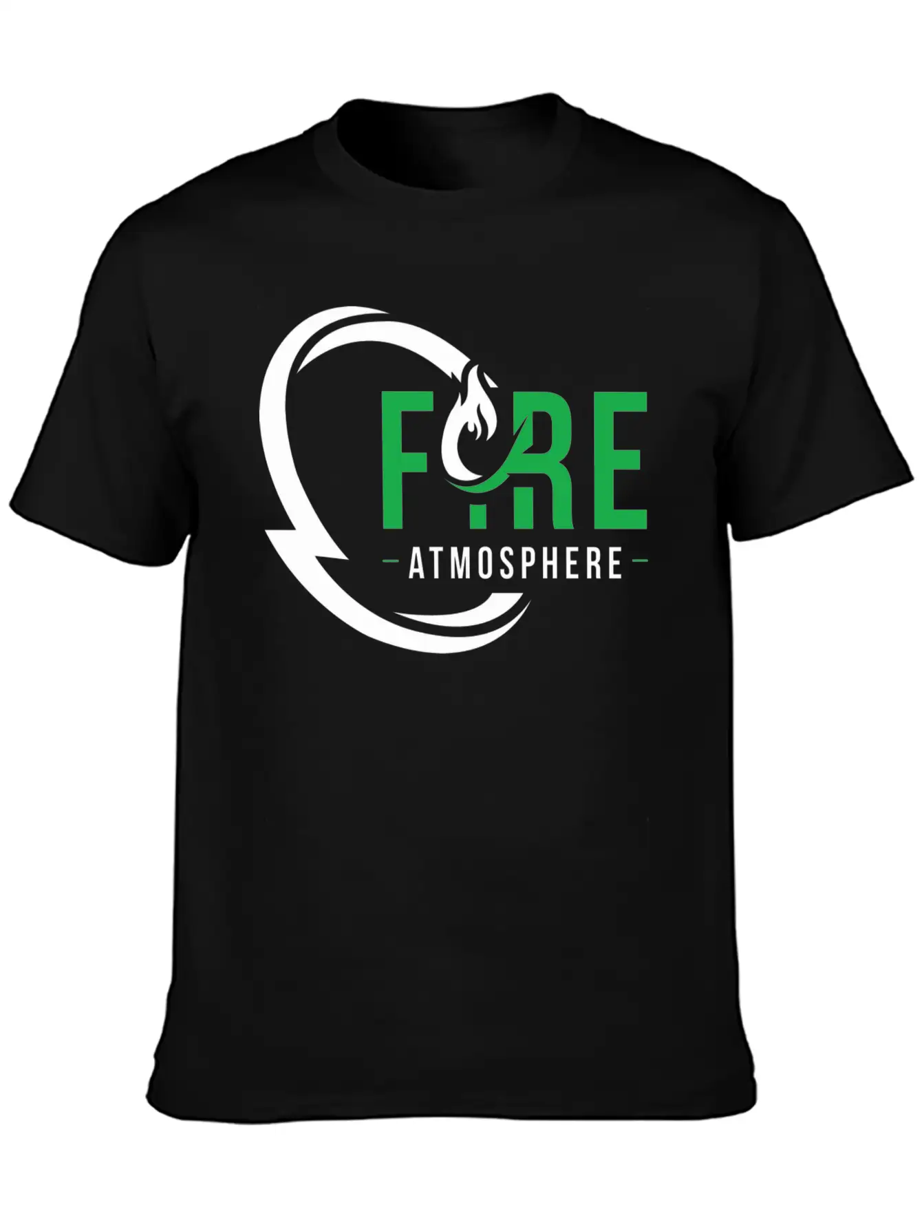 Fire Atmosphere Unisex Casual T-Shirt – Clean Design For Daily Comfort