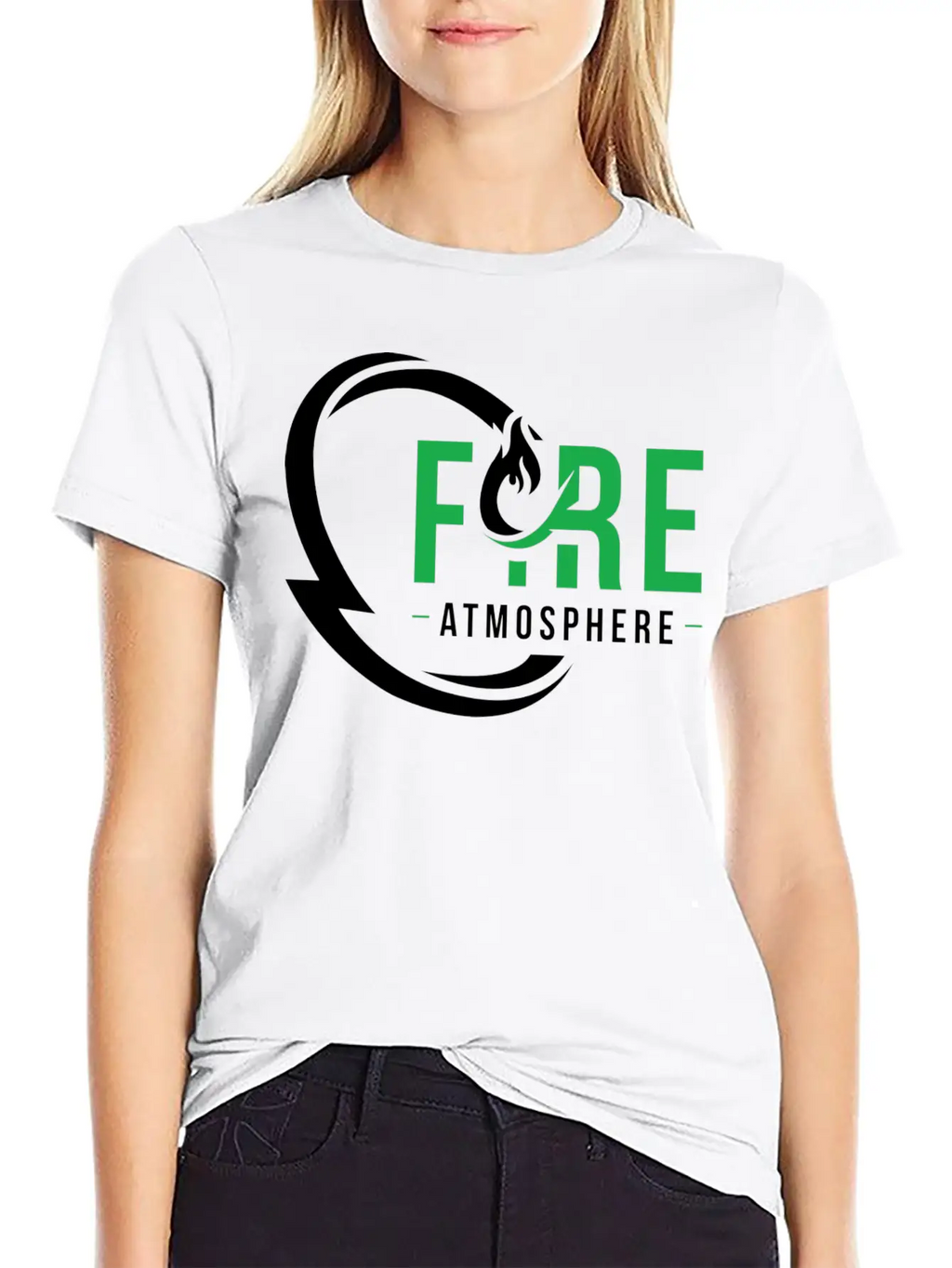 Fire Atmosphere Unisex Casual T-Shirt – Clean Design For Daily Comfort
