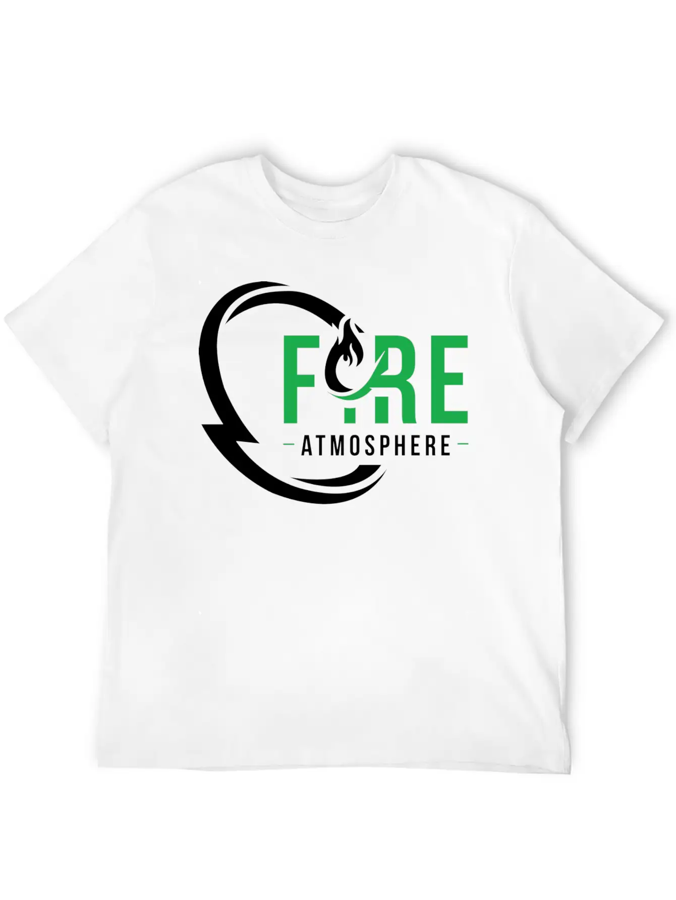 Fire Atmosphere Unisex Casual T-Shirt – Clean Design For Daily Comfort