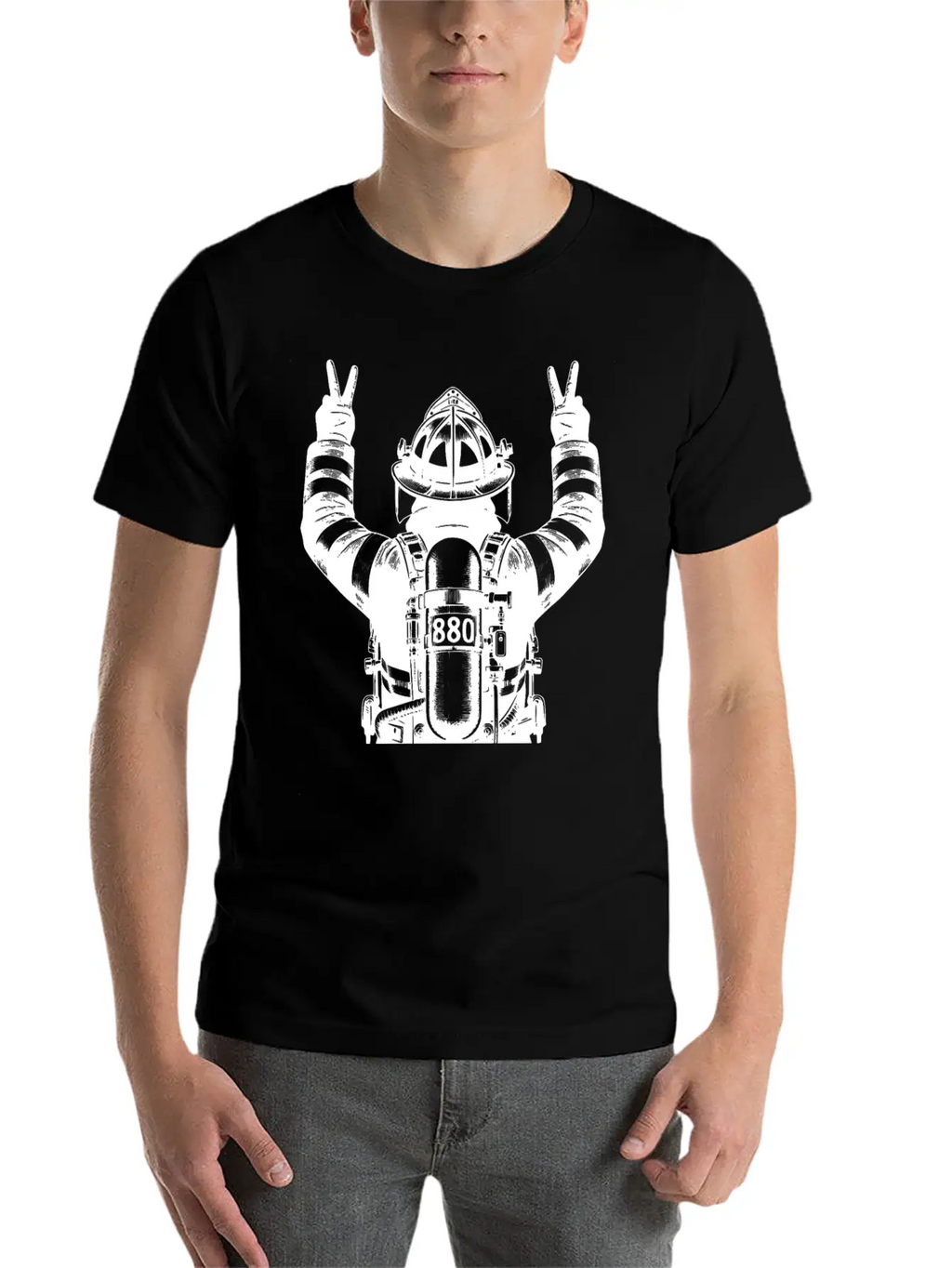 Fire Brigade Volunteer Fire Brigade Gift Unisex Short Sleeve Soft Cotton T-Shirt – Casual Everyday Wear