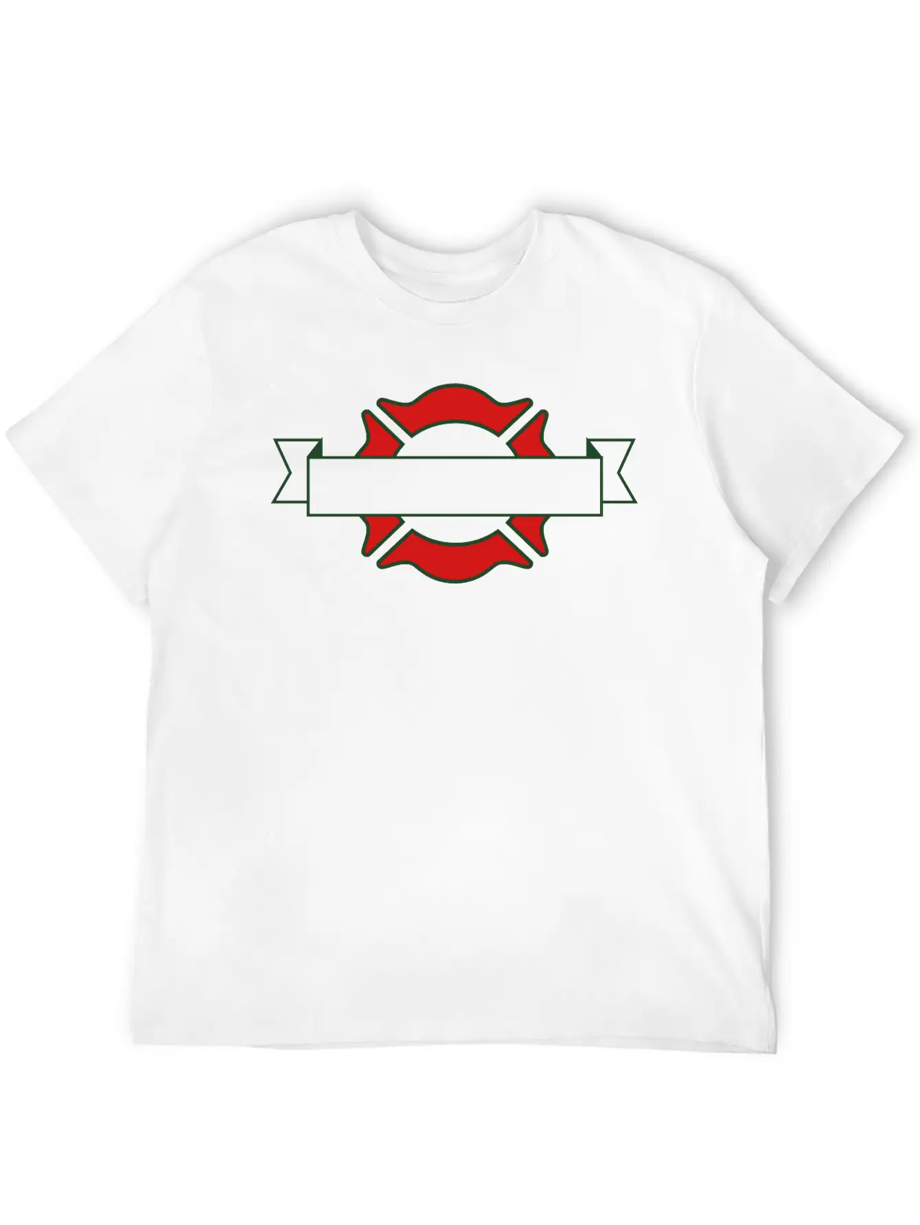 Fire Department Emblems Breathable Soft Cotton T-Shirt – Timeless Casual Look