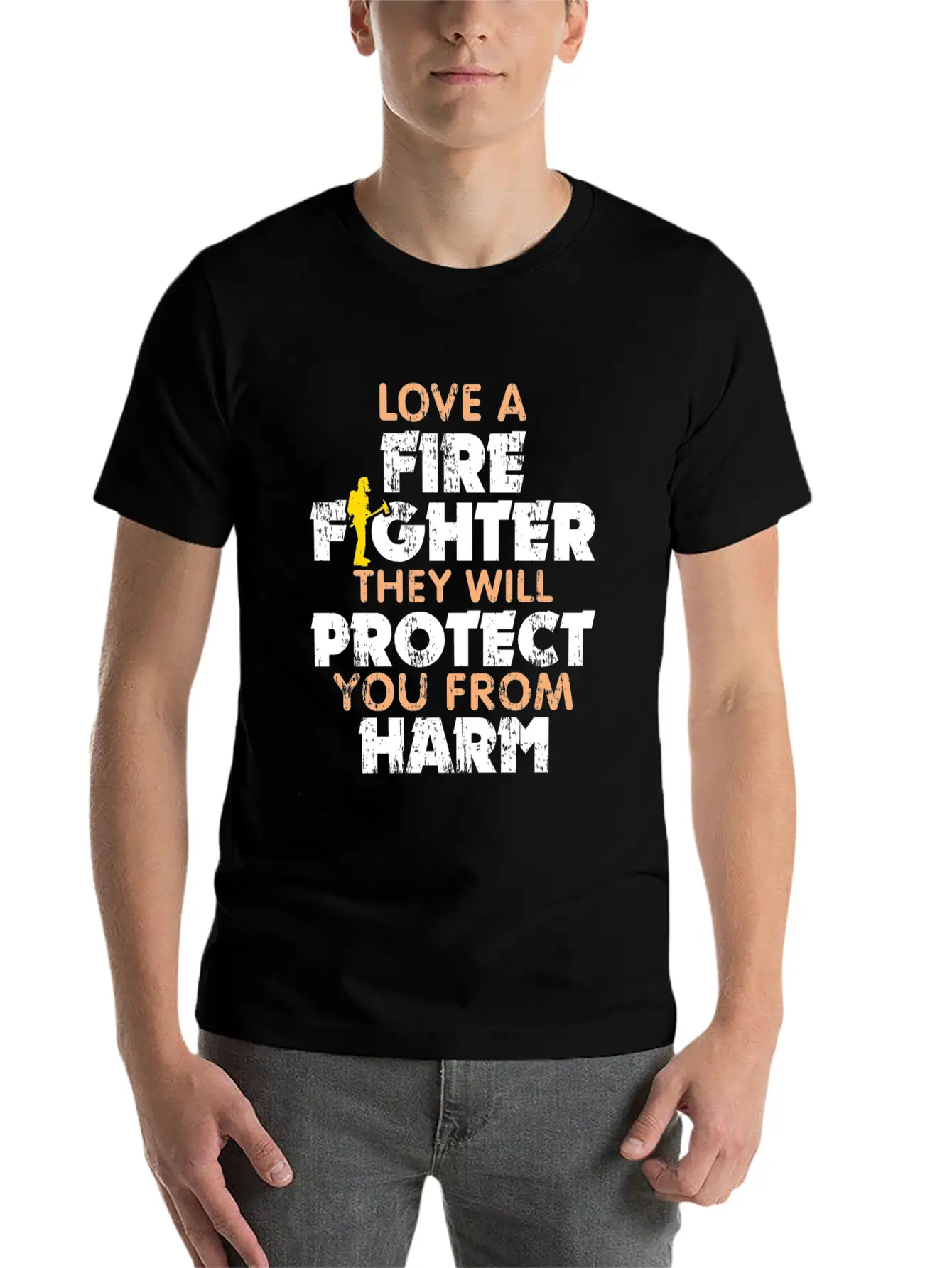 Fire Department Gift Fire Woman Casual Graphic T-Shirt – Simple And Comfortable Daily Wear