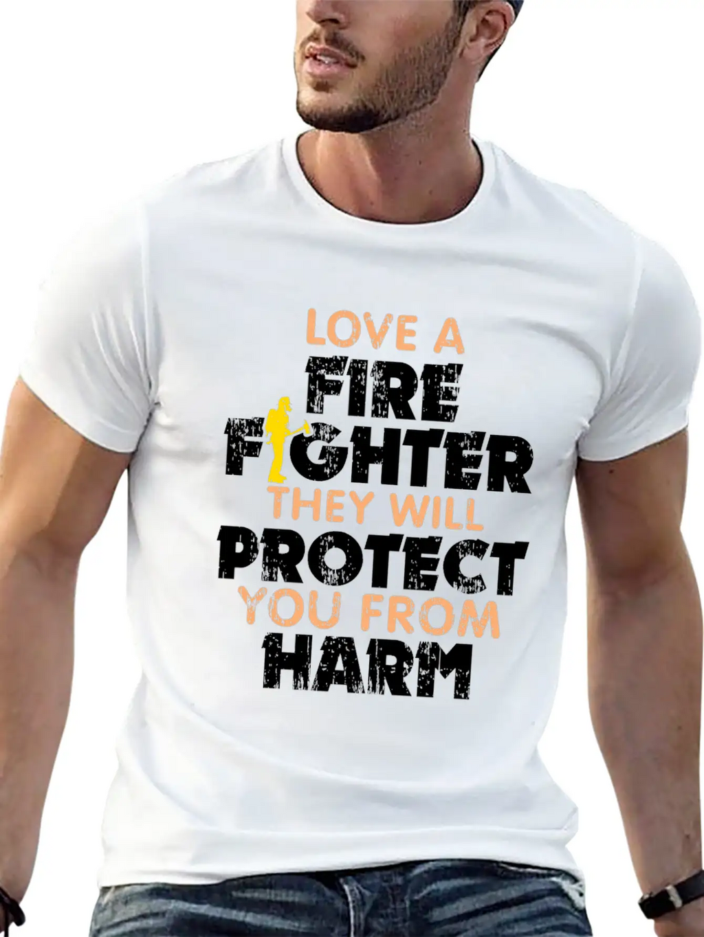 Fire Department Gift Fire Woman Casual Graphic T-Shirt – Simple And Comfortable Daily Wear