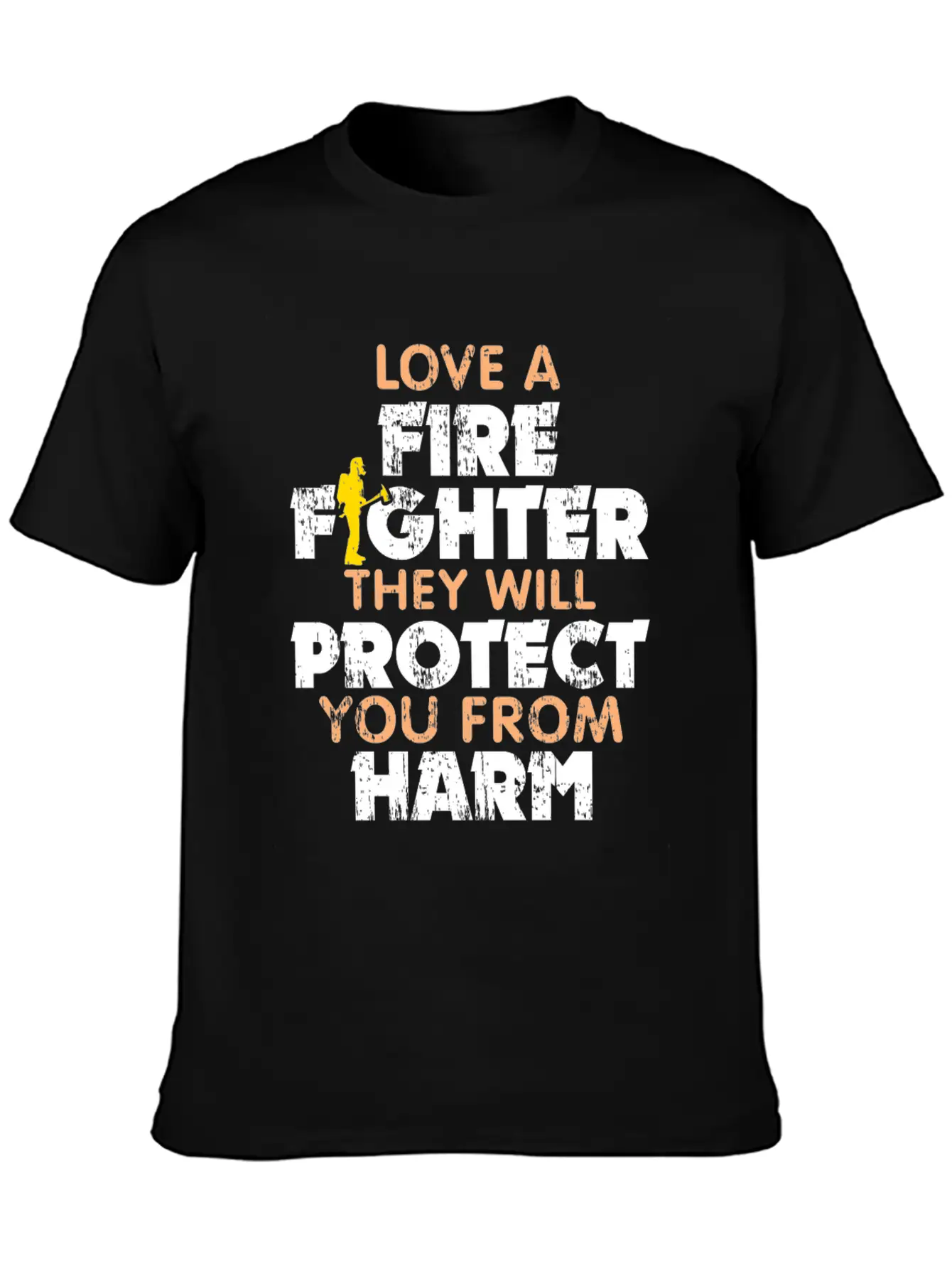 Fire Department Gift Fire Woman Casual Graphic T-Shirt – Simple And Comfortable Daily Wear