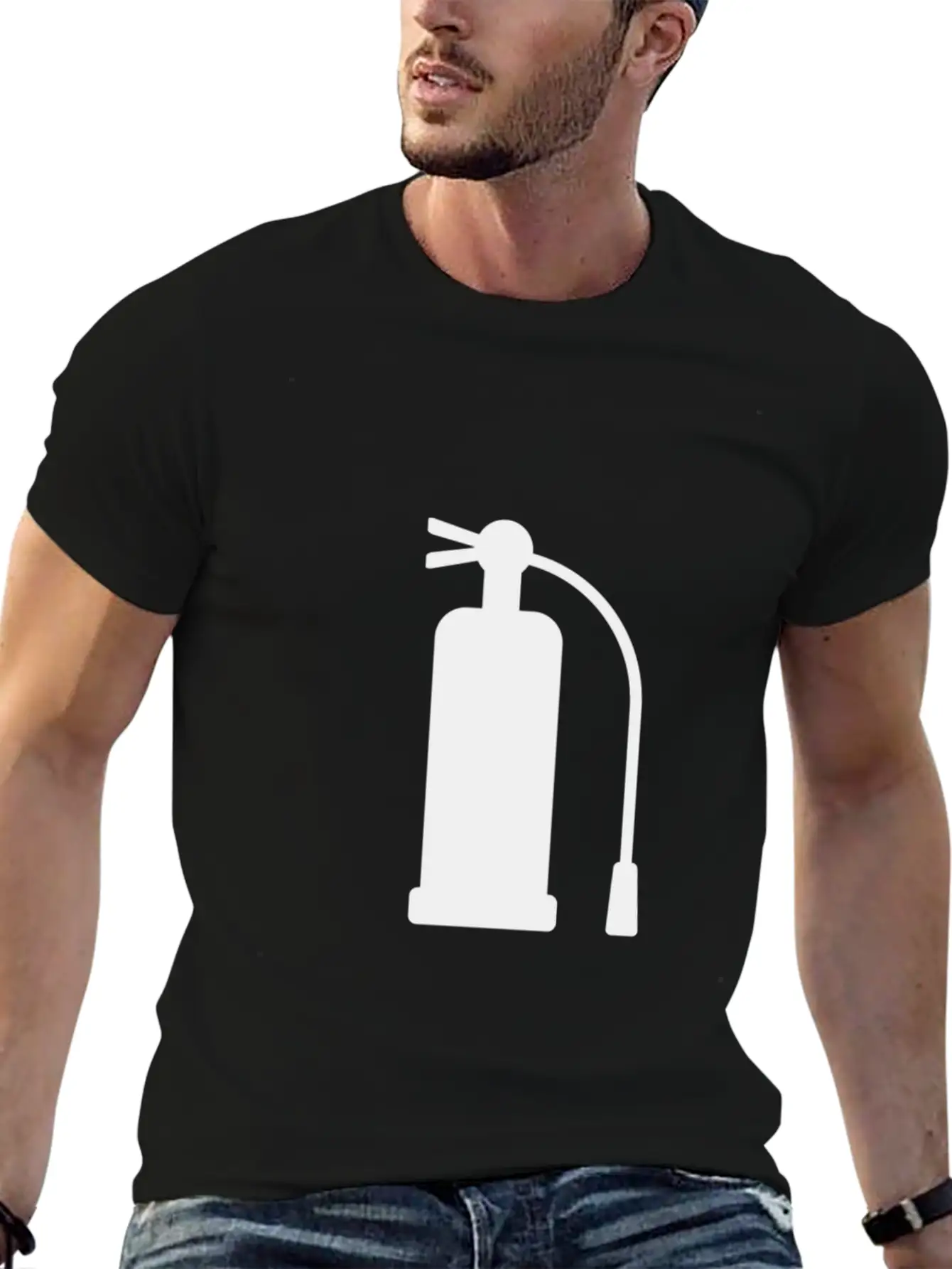 Fire Extinguisher Unisex Casual T-Shirt – Clean Design For Daily Comfort