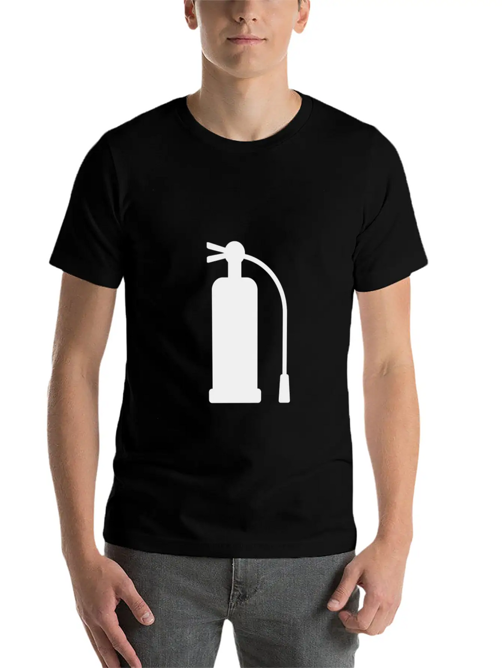 Fire Extinguisher Unisex Casual T-Shirt – Clean Design For Daily Comfort