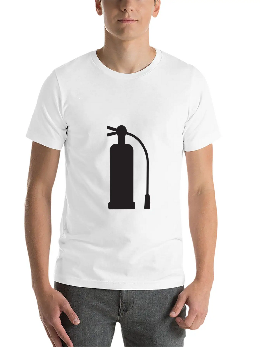 Fire Extinguisher Unisex Casual T-Shirt – Clean Design For Daily Comfort