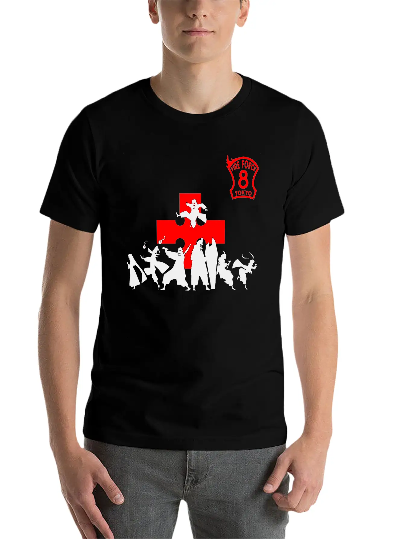 Fire Force Stylish Everyday T-Shirt – Unisex Basic Cotton Tee