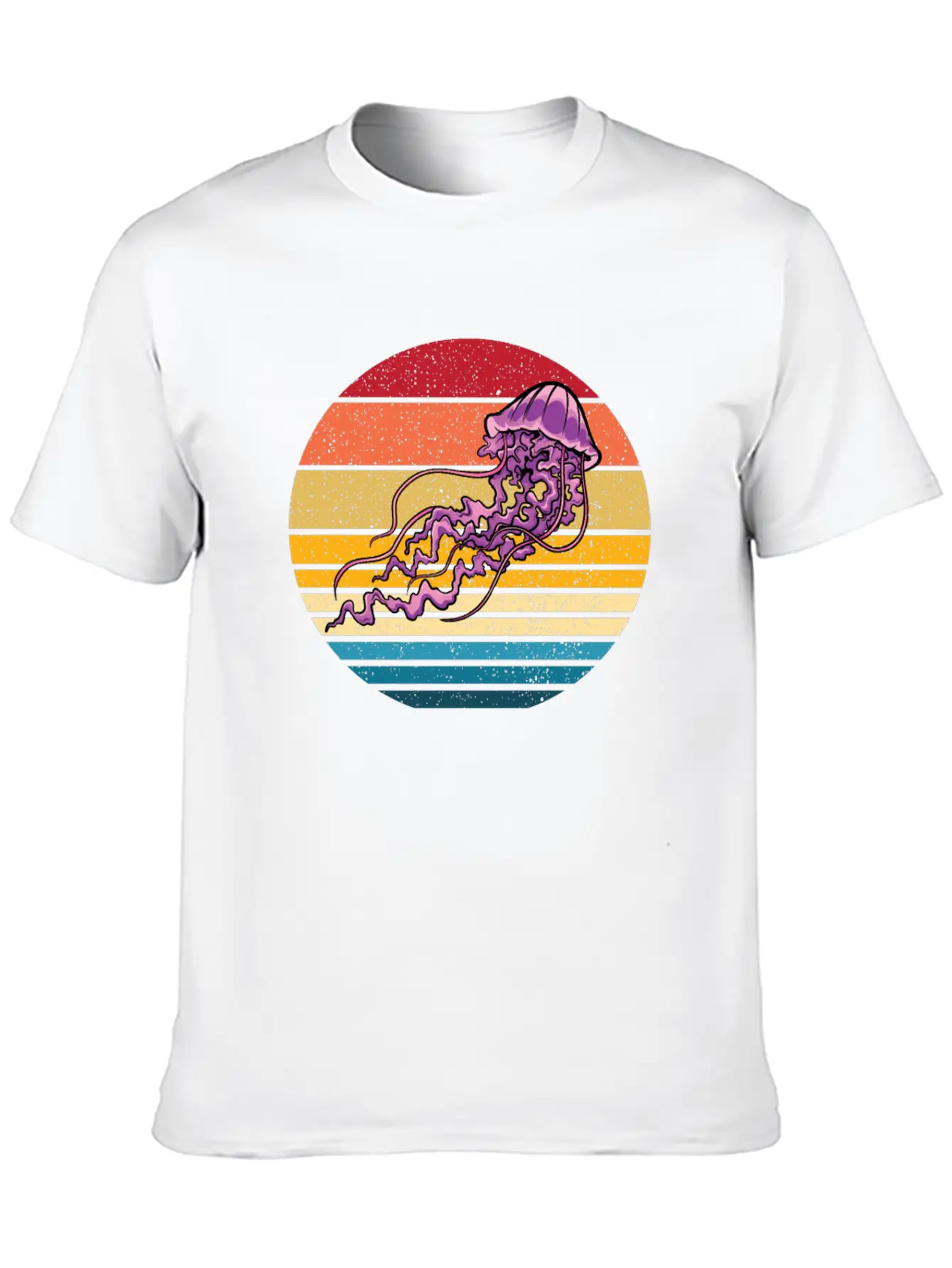 Fire Jellyfish Stylish Everyday T-Shirt – Unisex Basic Cotton Tee