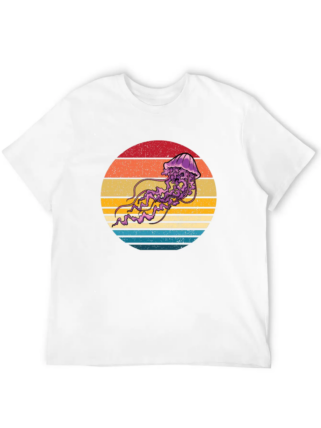 Fire Jellyfish Stylish Everyday T-Shirt – Unisex Basic Cotton Tee