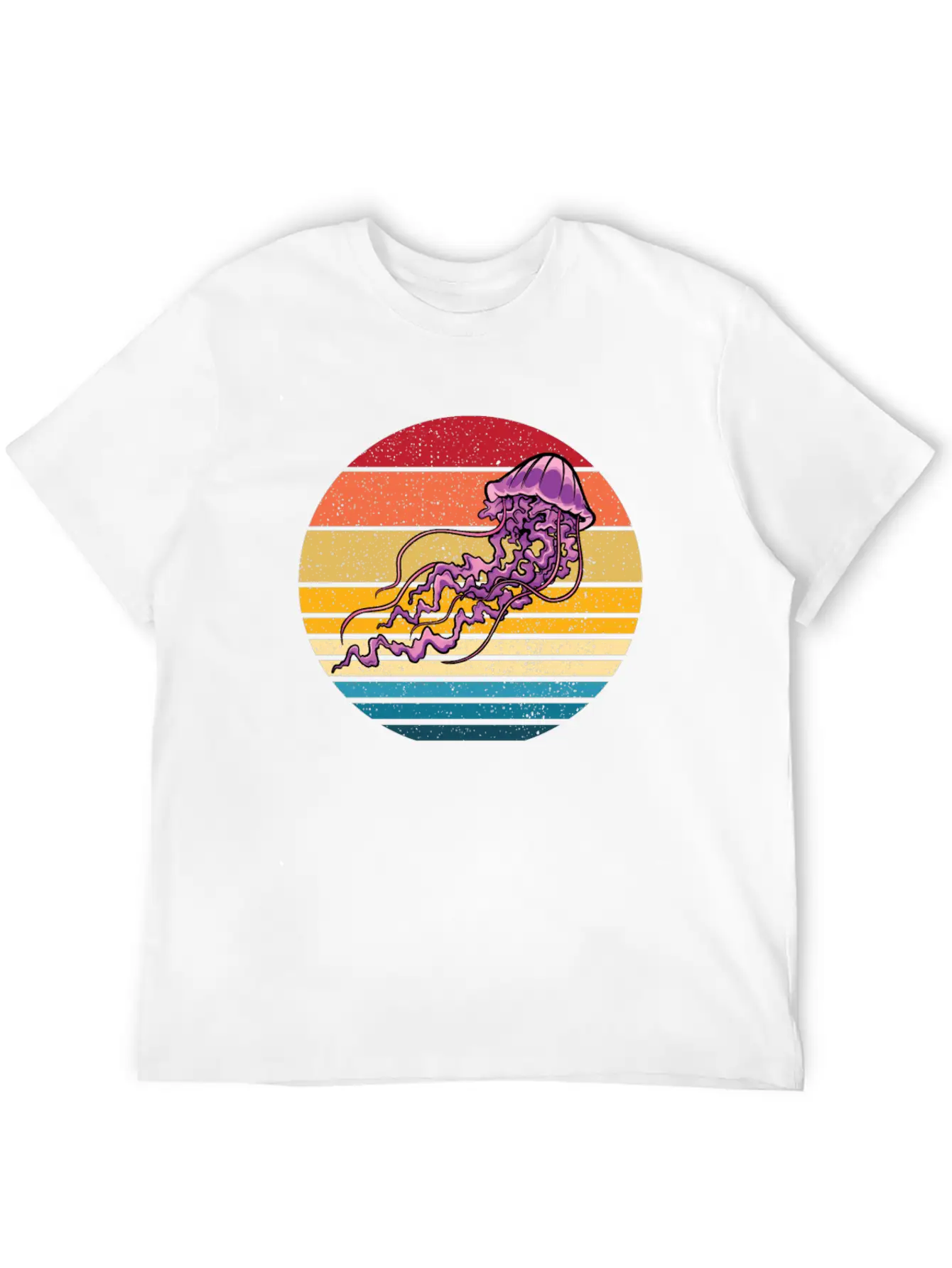 Fire Jellyfish Stylish Everyday T-Shirt – Unisex Basic Cotton Tee