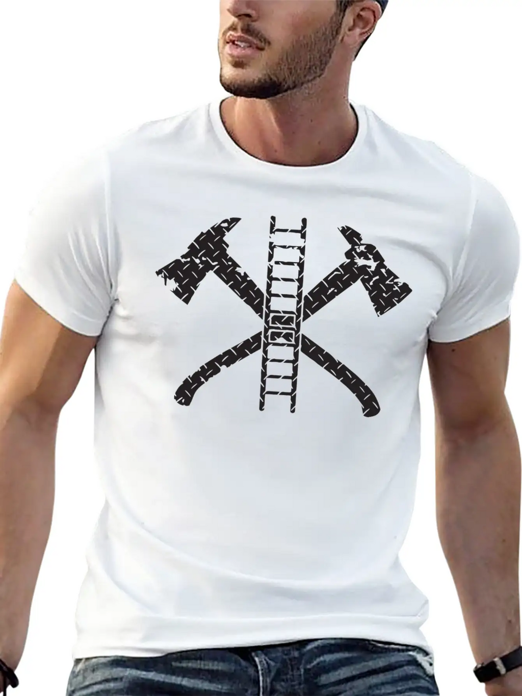 Fire Latter Unisex Casual T-Shirt – Clean Design For Daily Comfort