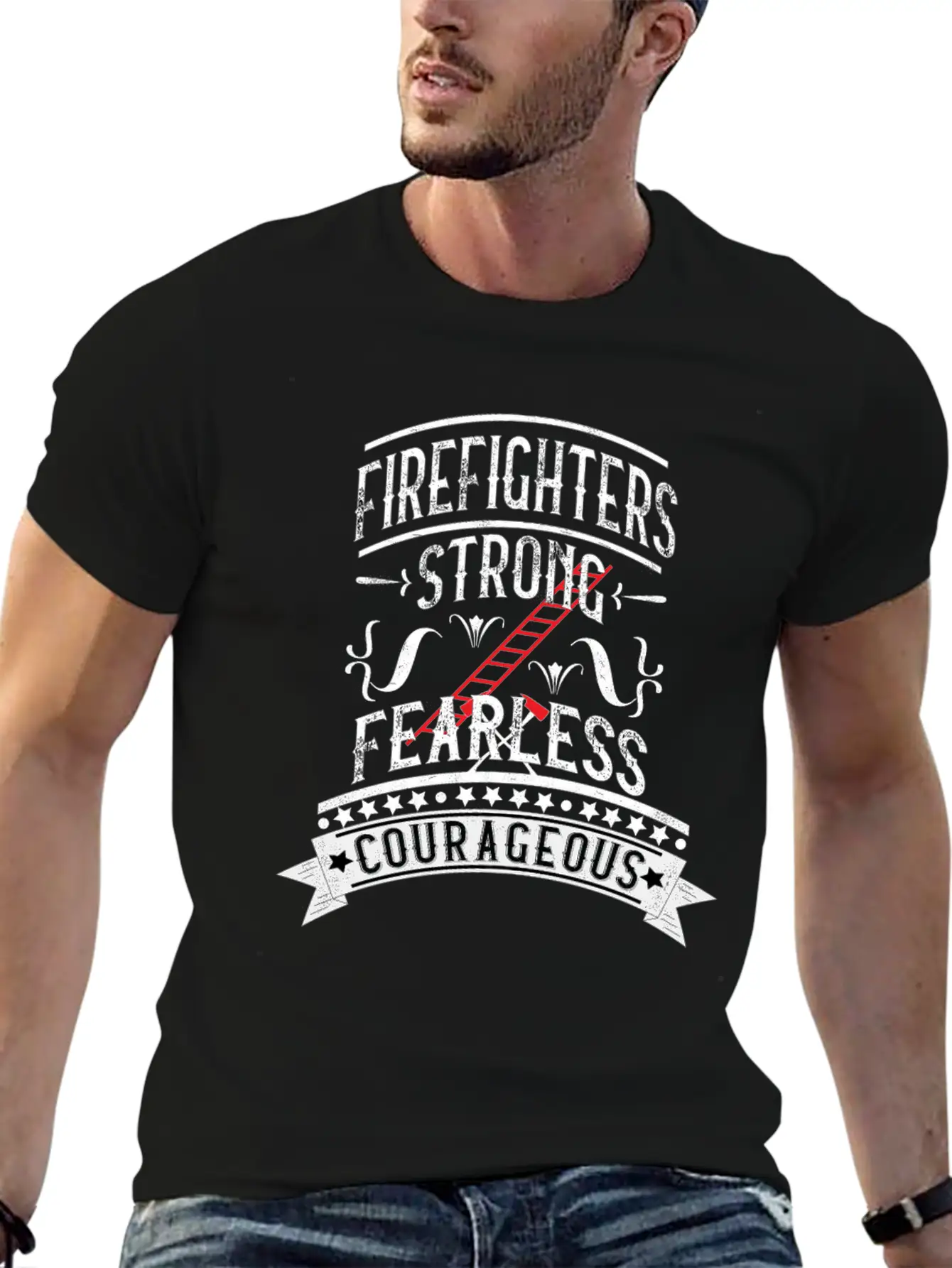 Firefighters Cool Courageous Fearless Unisex Casual T-Shirt – Clean Design For Daily Comfort