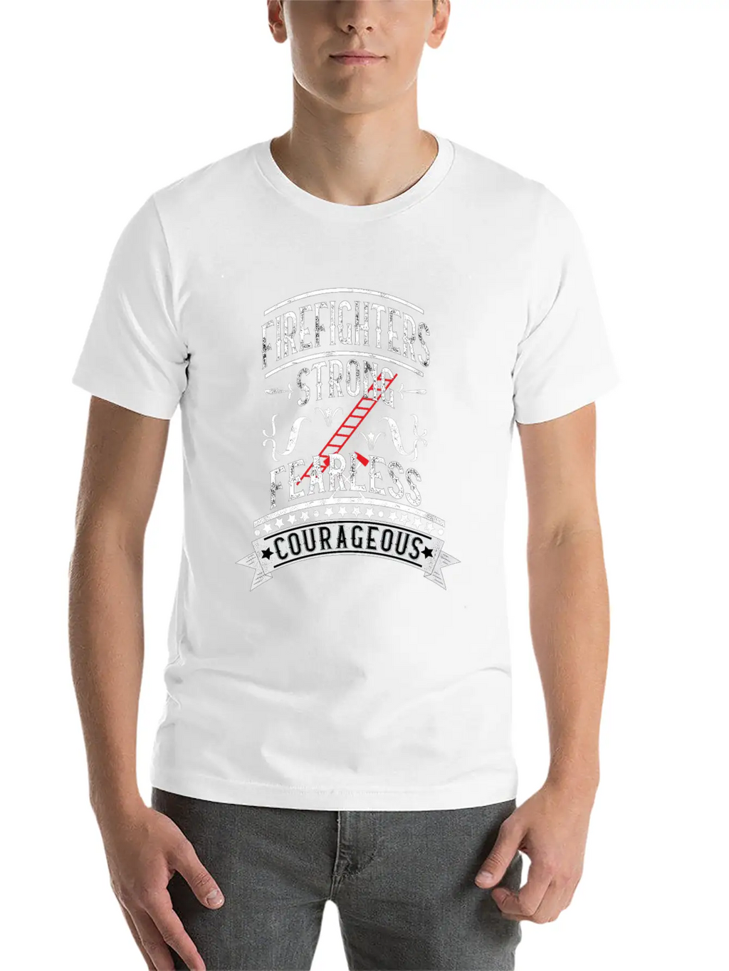 Firefighters Cool Courageous Fearless Unisex Casual T-Shirt – Clean Design For Daily Comfort