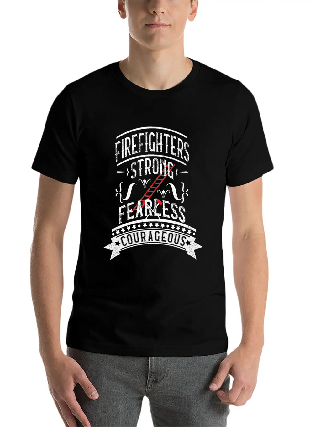 Firefighters Cool Courageous Fearless Unisex Casual T-Shirt – Clean Design For Daily Comfort