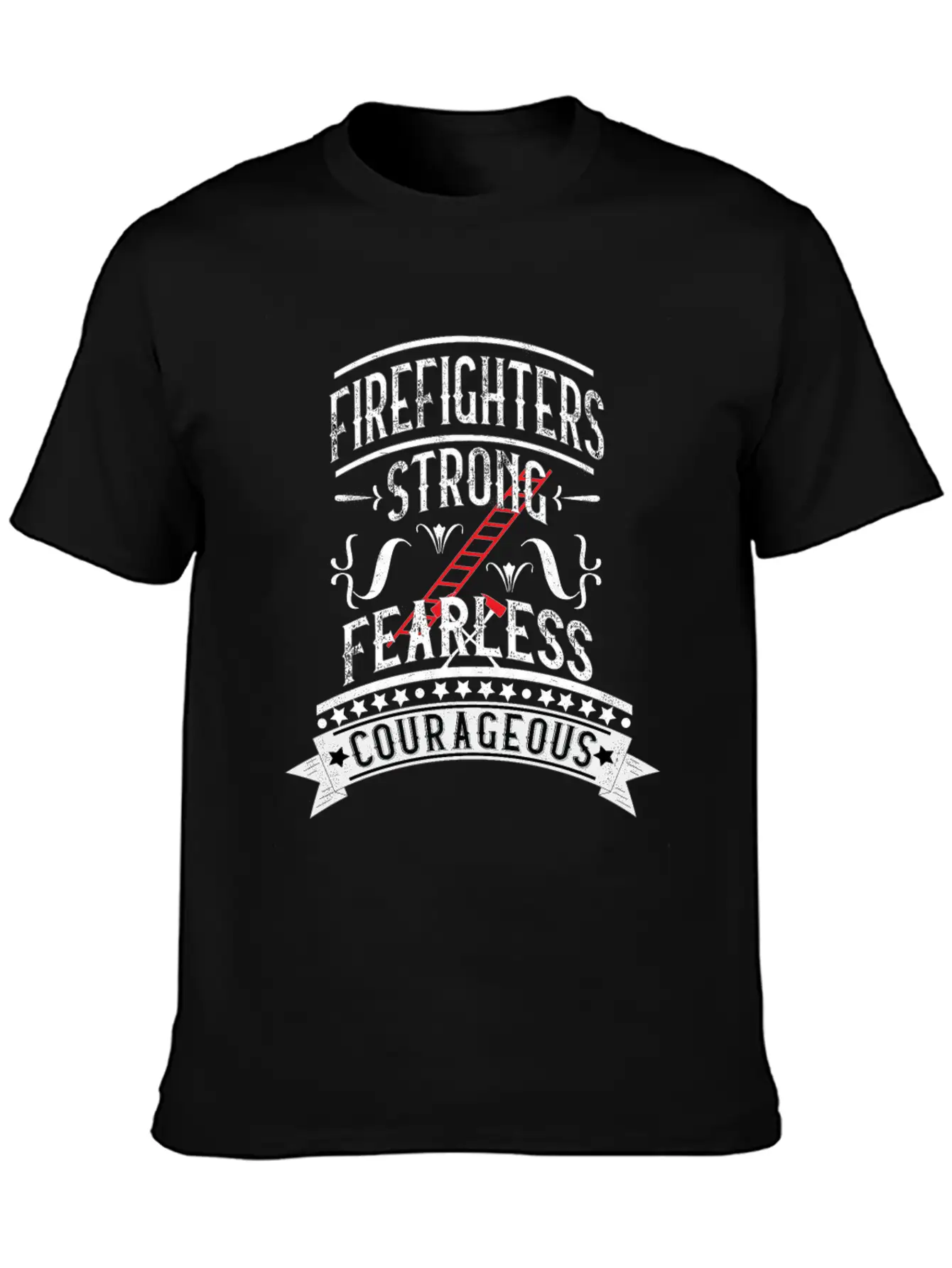 Firefighters Cool Courageous Fearless Unisex Casual T-Shirt – Clean Design For Daily Comfort