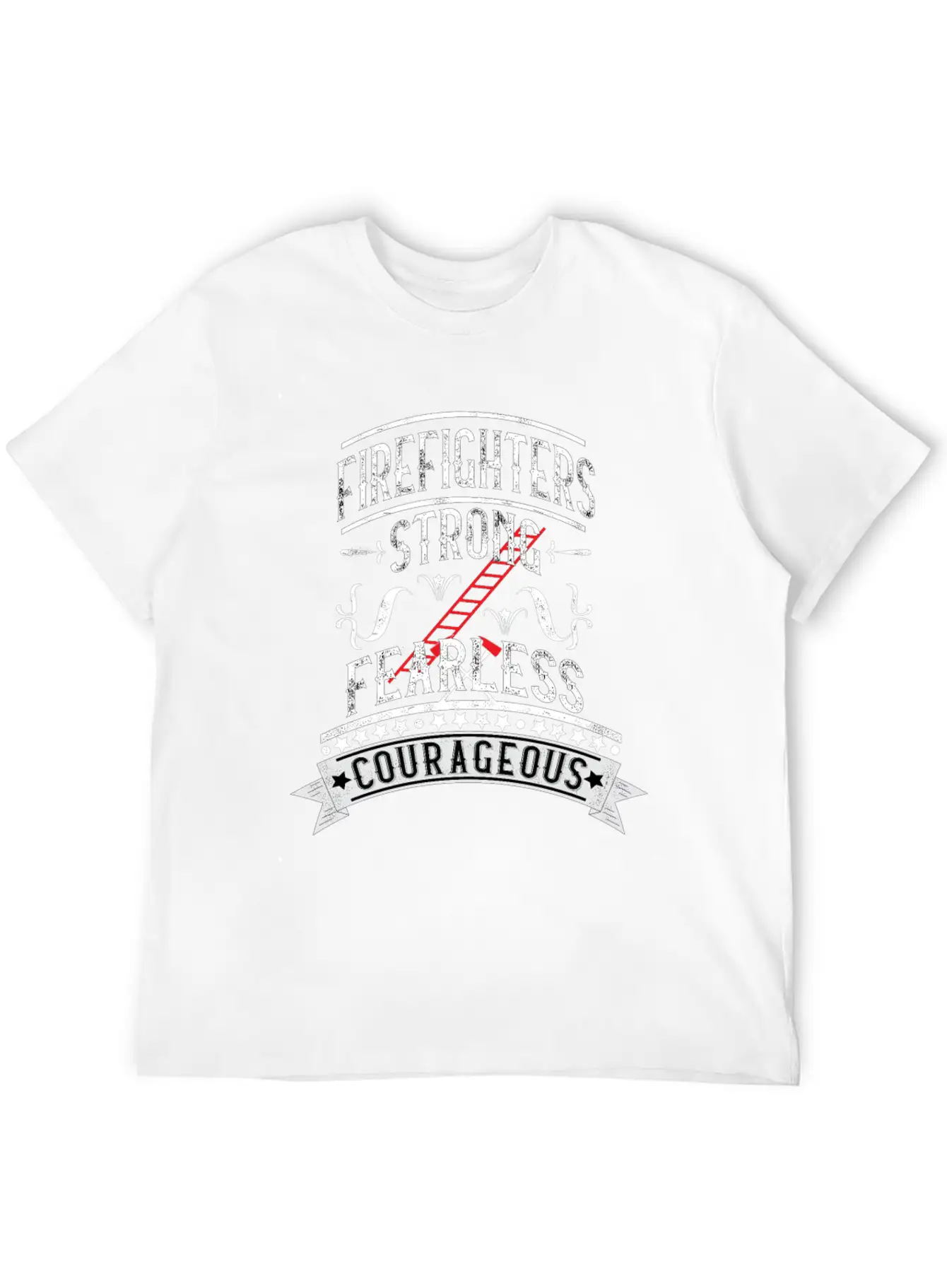 Firefighters Cool Courageous Fearless Unisex Casual T-Shirt – Clean Design For Daily Comfort