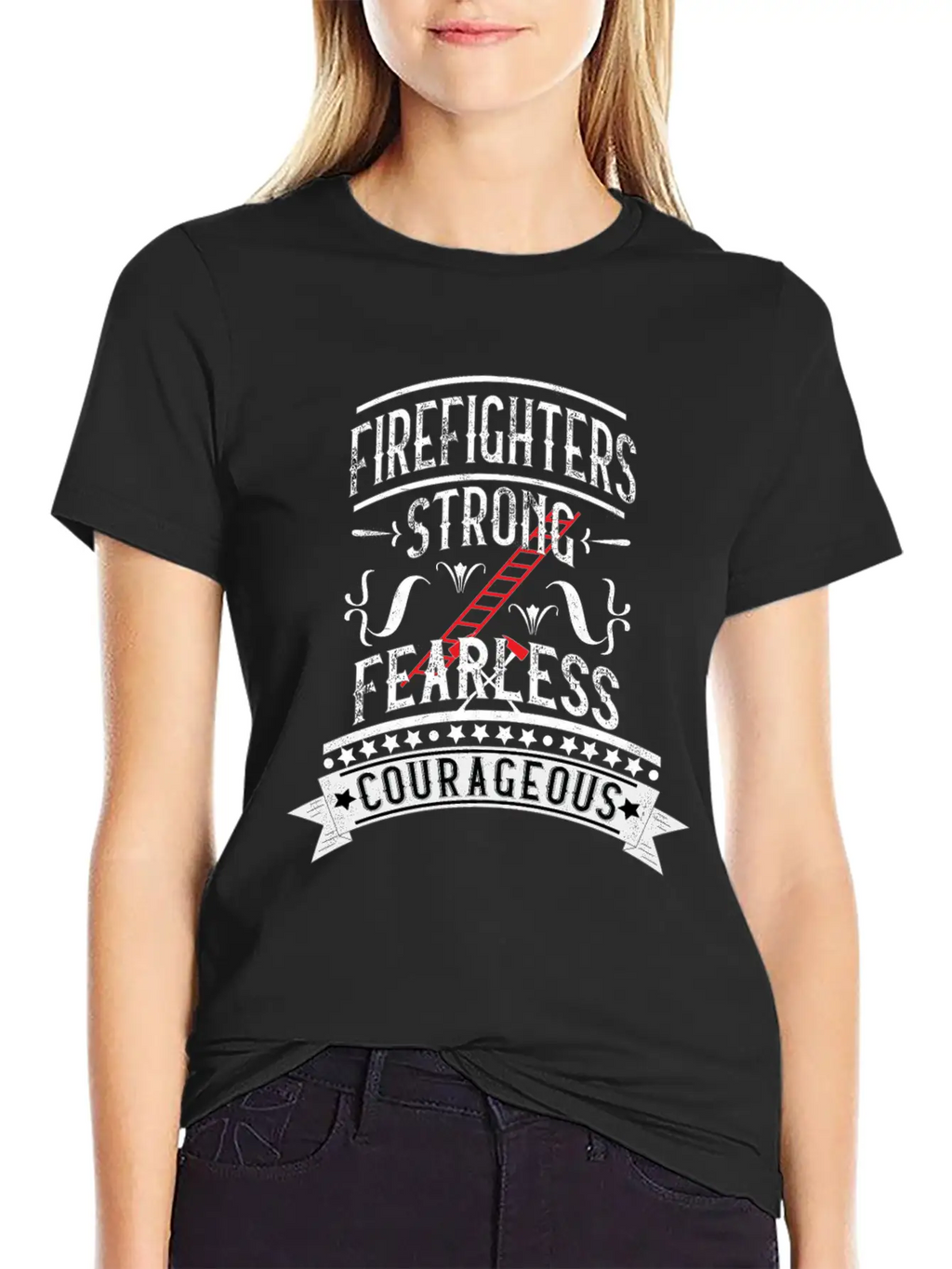 Firefighters Cool Courageous Fearless Unisex Casual T-Shirt – Clean Design For Daily Comfort