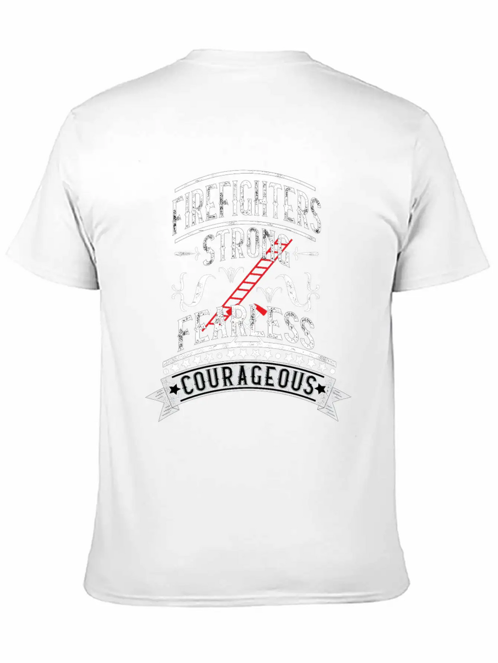 Firefighters Cool Courageous Fearless Unisex Casual T-Shirt – Clean Design For Daily Comfort