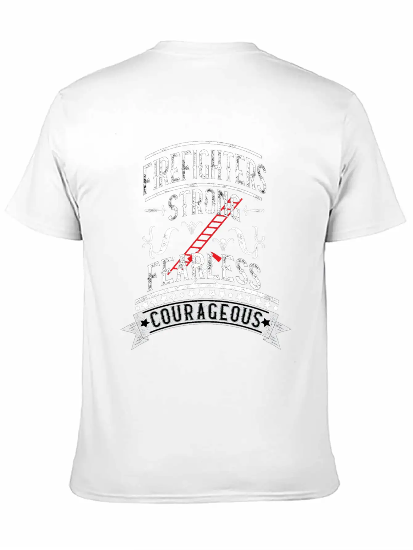 Firefighters Cool Courageous Fearless Unisex Casual T-Shirt – Clean Design For Daily Comfort