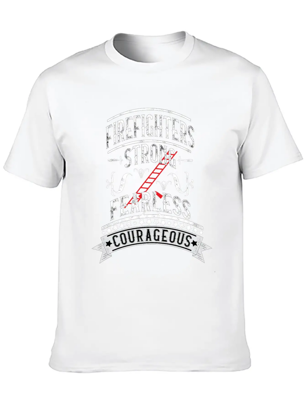 Firefighters Cool Courageous Fearless Unisex Casual T-Shirt – Clean Design For Daily Comfort