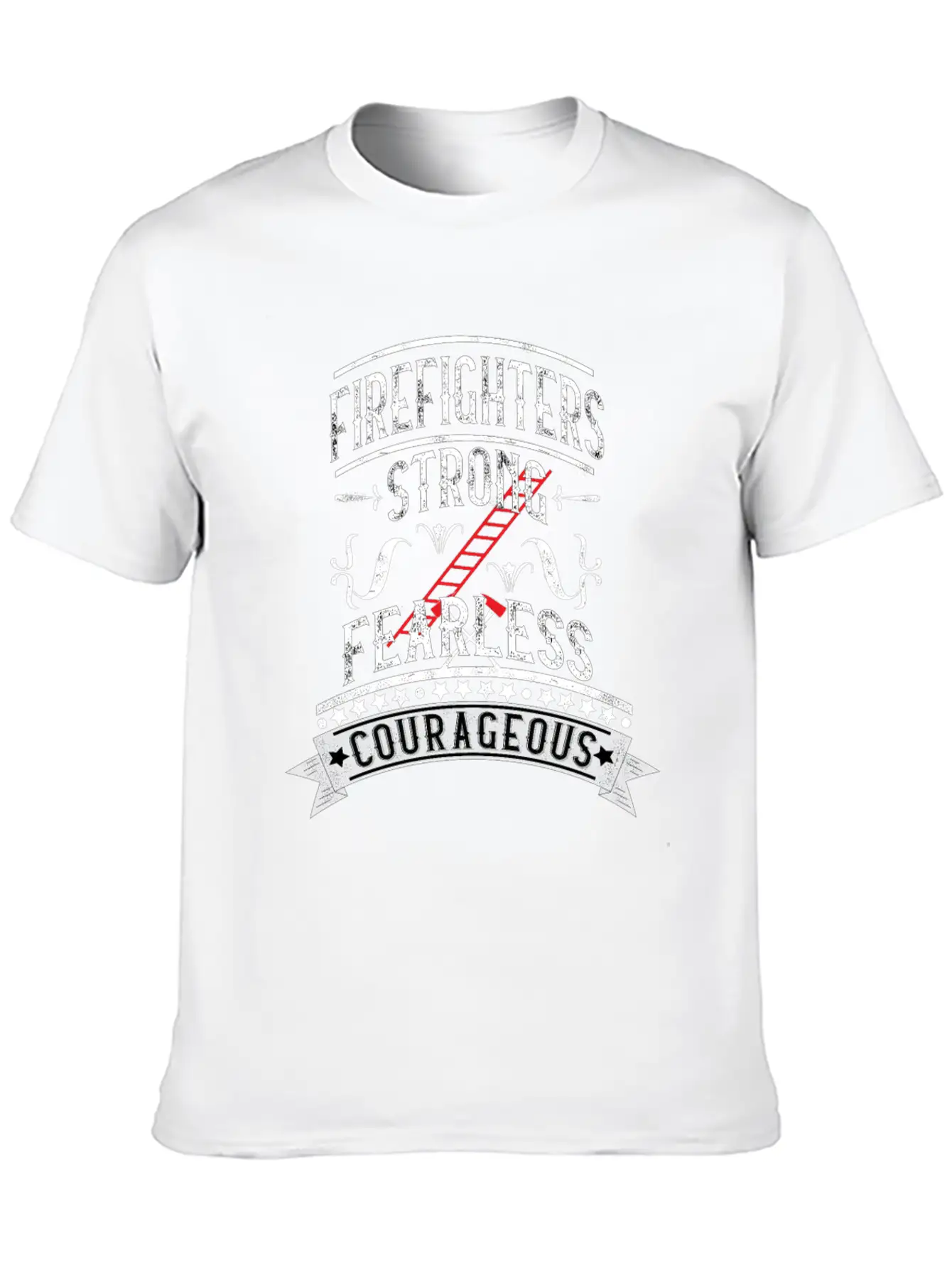Firefighters Cool Courageous Fearless Unisex Casual T-Shirt – Clean Design For Daily Comfort
