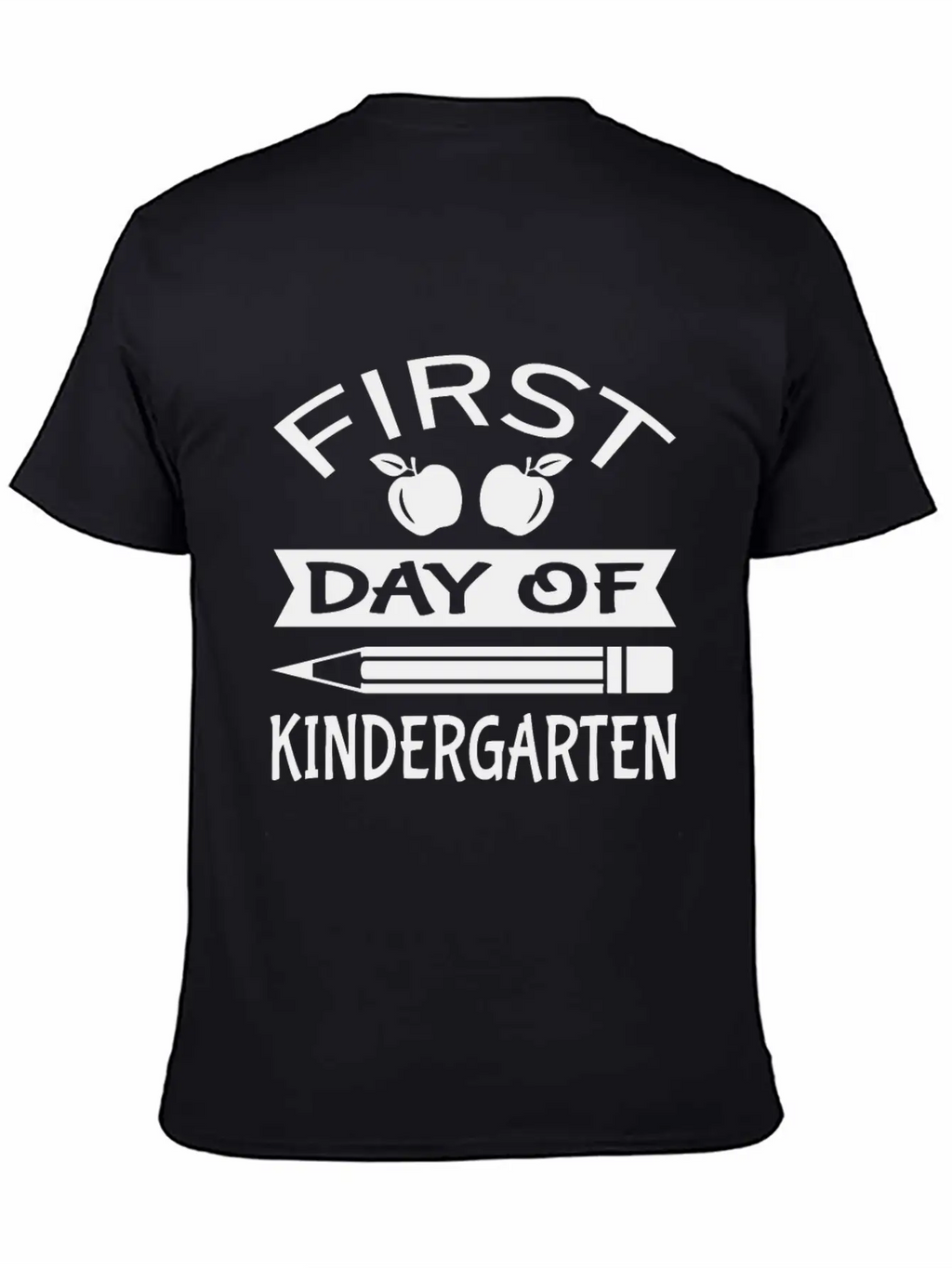 First Day Of Kindergarten Unisex Short Sleeve Soft Cotton T-Shirt – Casual Everyday Wear