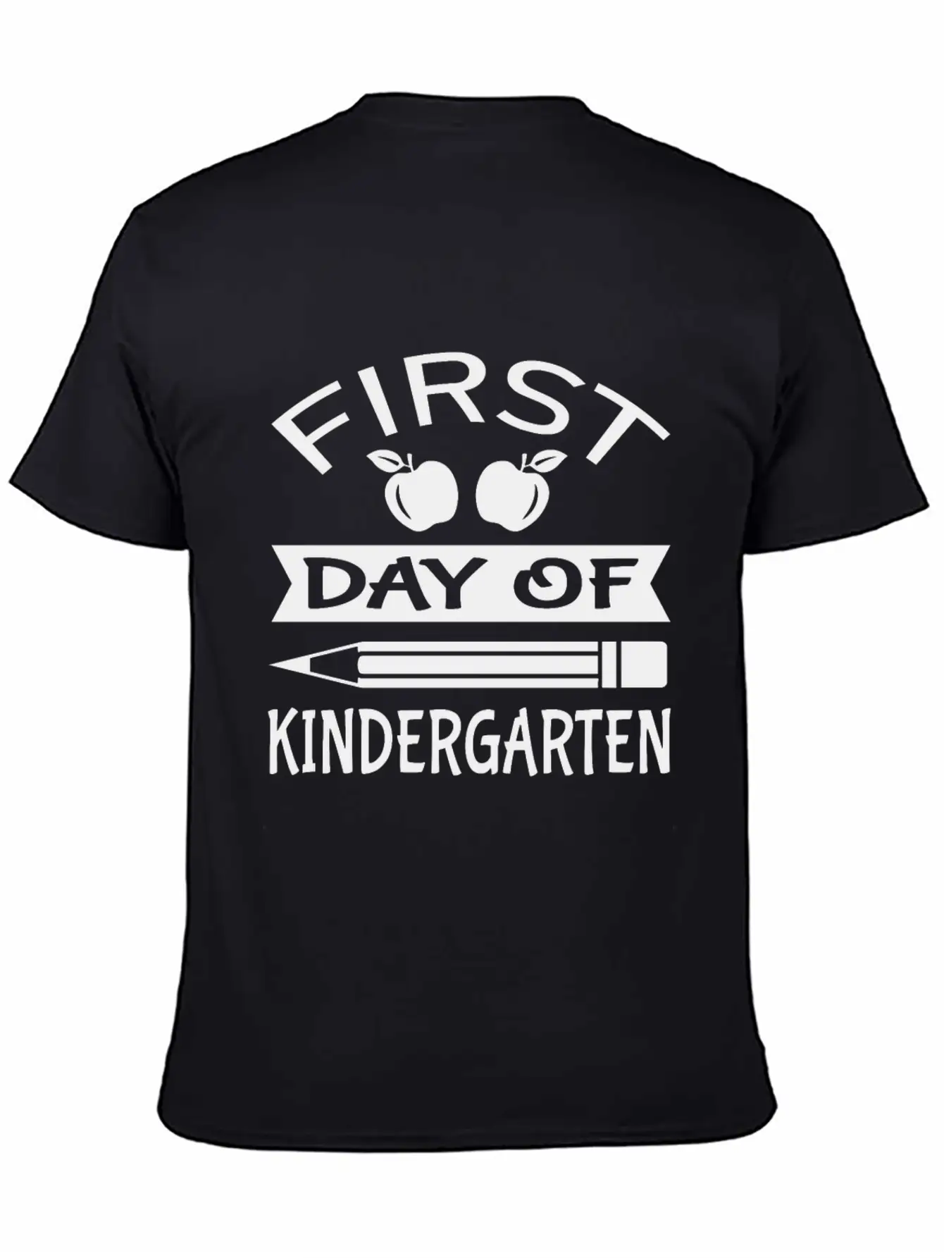 First Day Of Kindergarten Unisex Short Sleeve Soft Cotton T-Shirt – Casual Everyday Wear