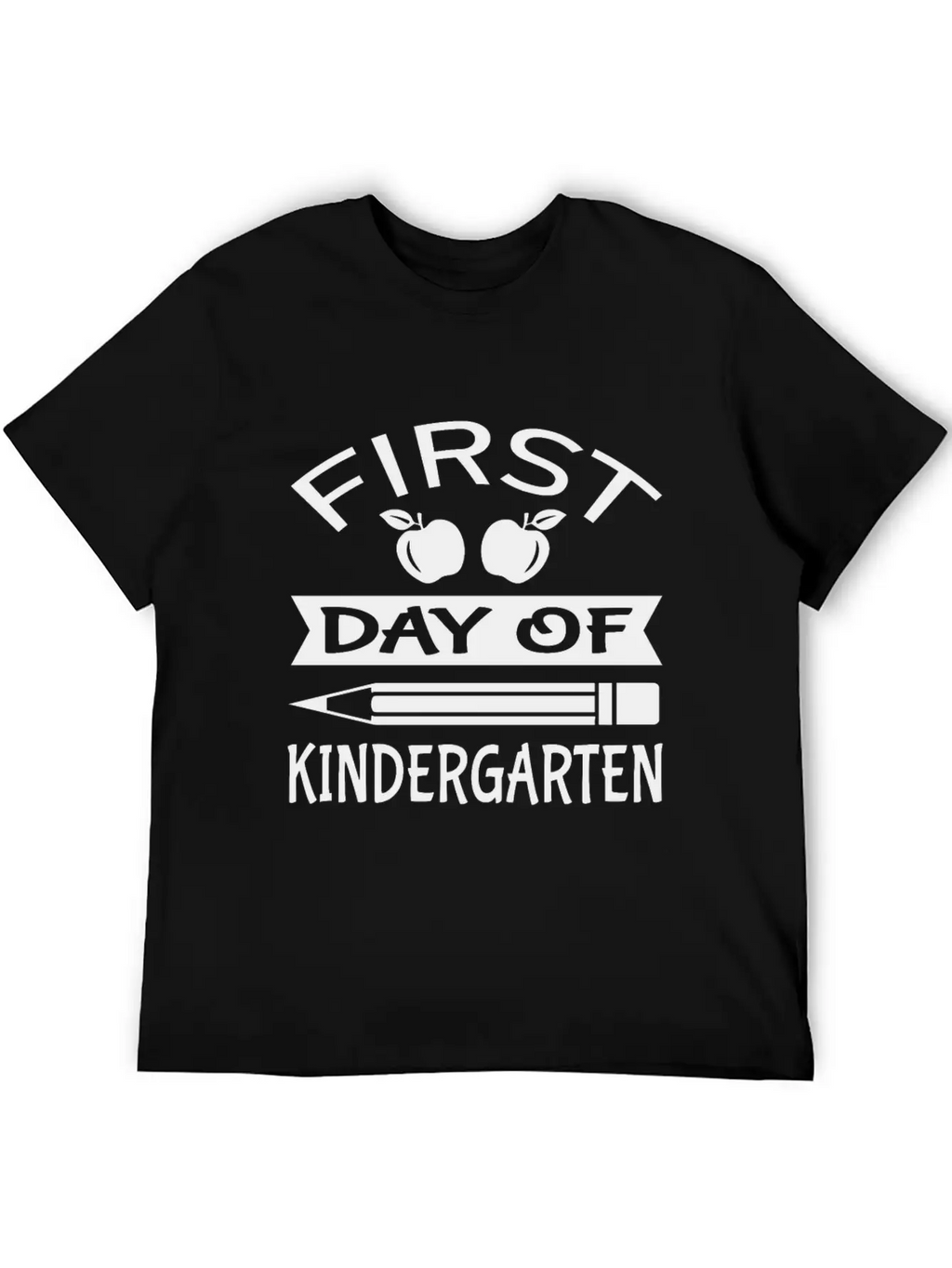 First Day Of Kindergarten Unisex Short Sleeve Soft Cotton T-Shirt – Casual Everyday Wear