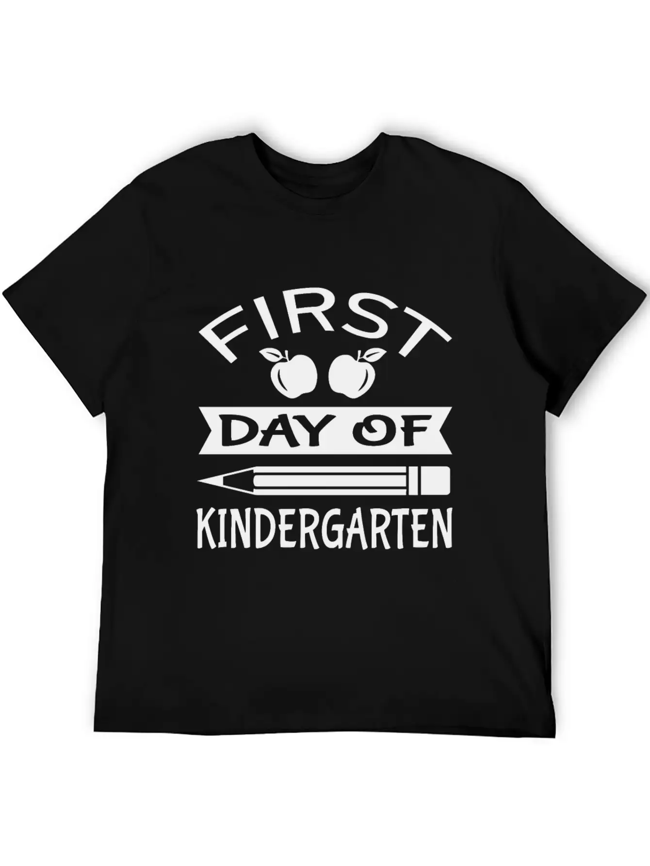 First Day Of Kindergarten Unisex Short Sleeve Soft Cotton T-Shirt – Casual Everyday Wear