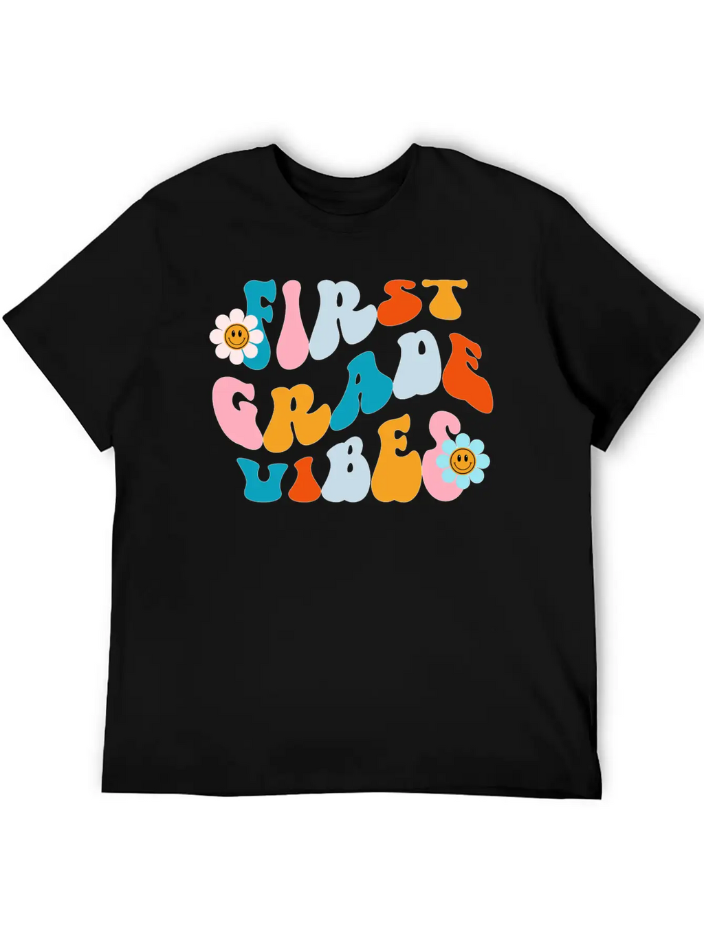 First Grade Vibes, Back To School Tee Essential Cotton Tee For Daily Outfits – Unisex Style