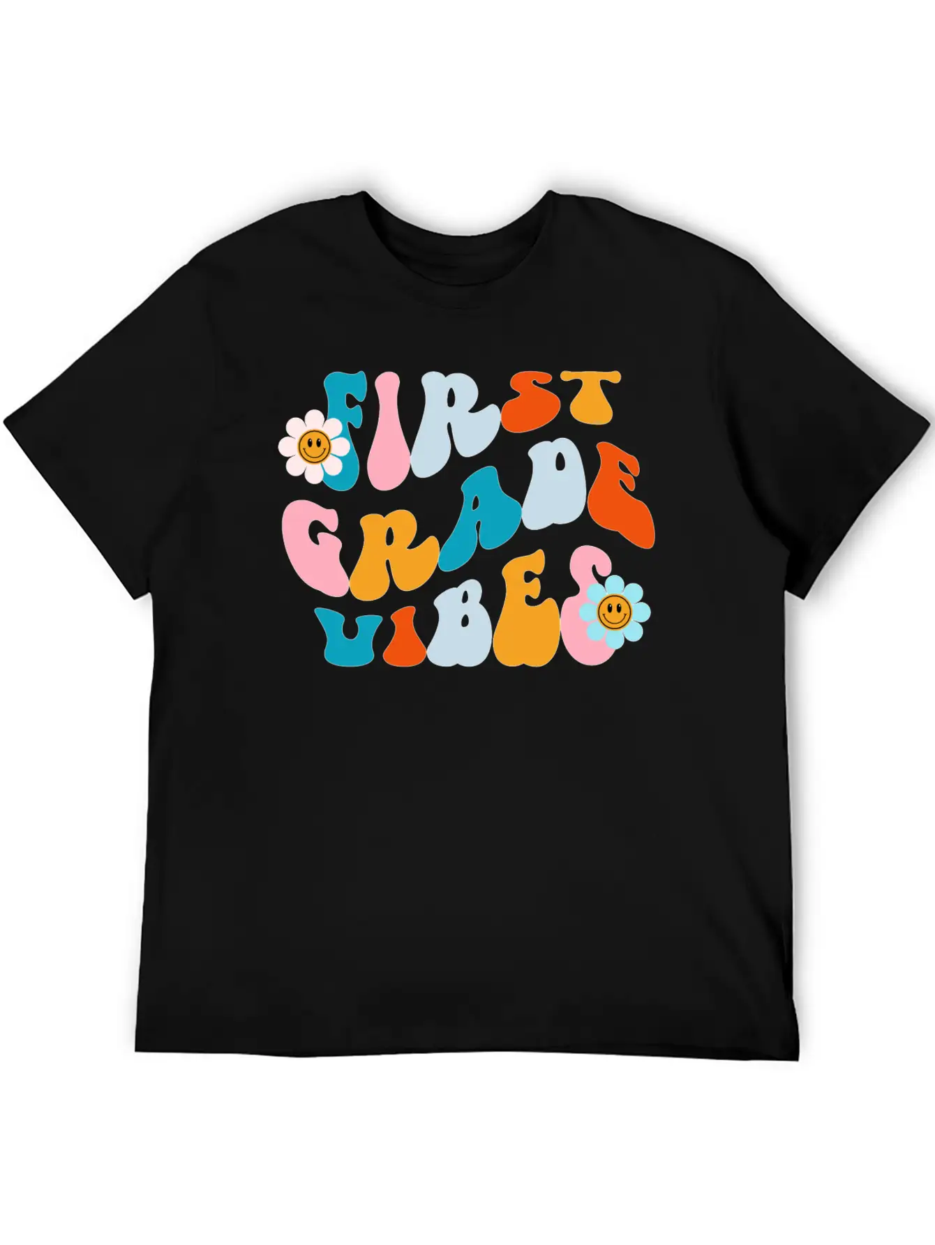 First Grade Vibes, Back To School Tee Essential Cotton Tee For Daily Outfits – Unisex Style