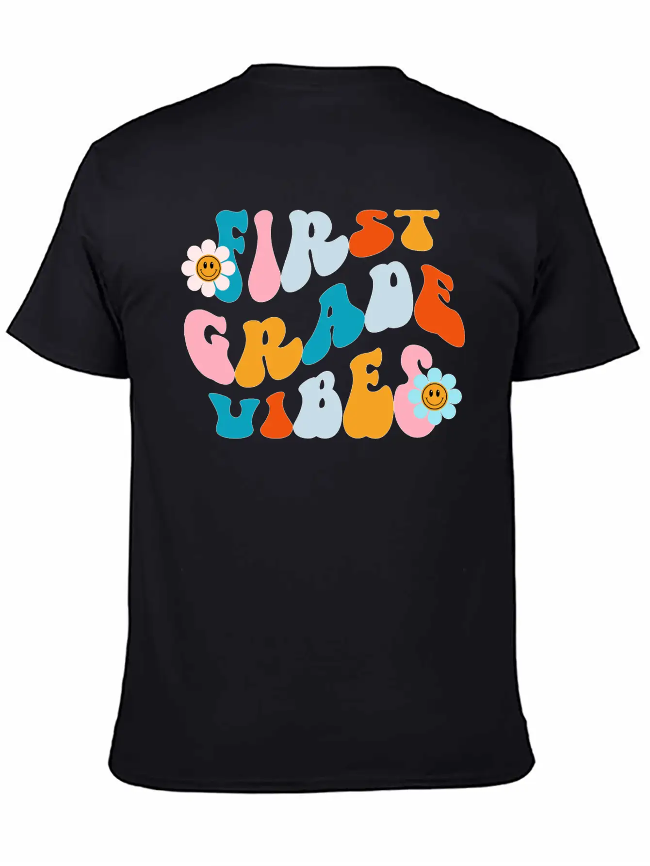 First Grade Vibes, Back To School Tee Essential Cotton Tee For Daily Outfits – Unisex Style
