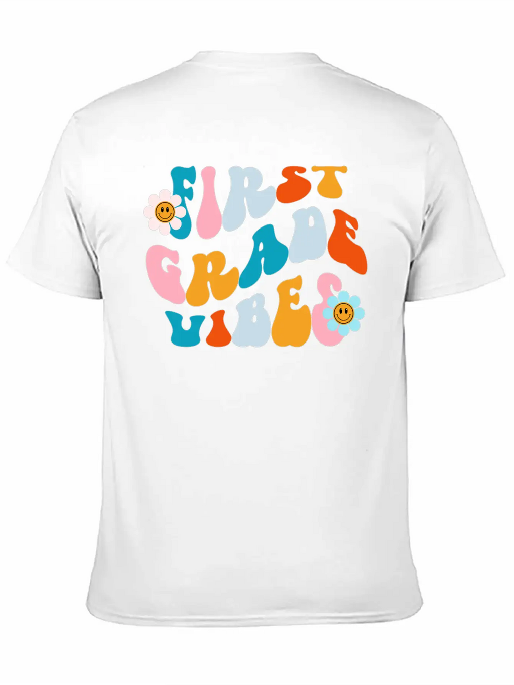 First Grade Vibes, Back To School Tee Essential Cotton Tee For Daily Outfits – Unisex Style