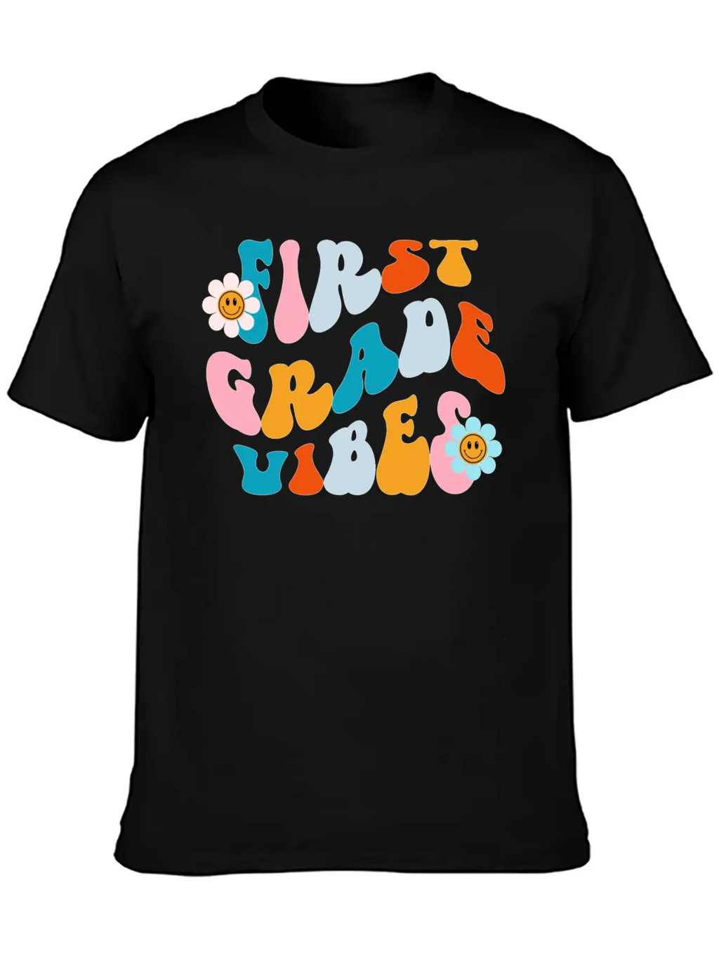First Grade Vibes, Back To School Tee Essential Cotton Tee For Daily Outfits – Unisex Style