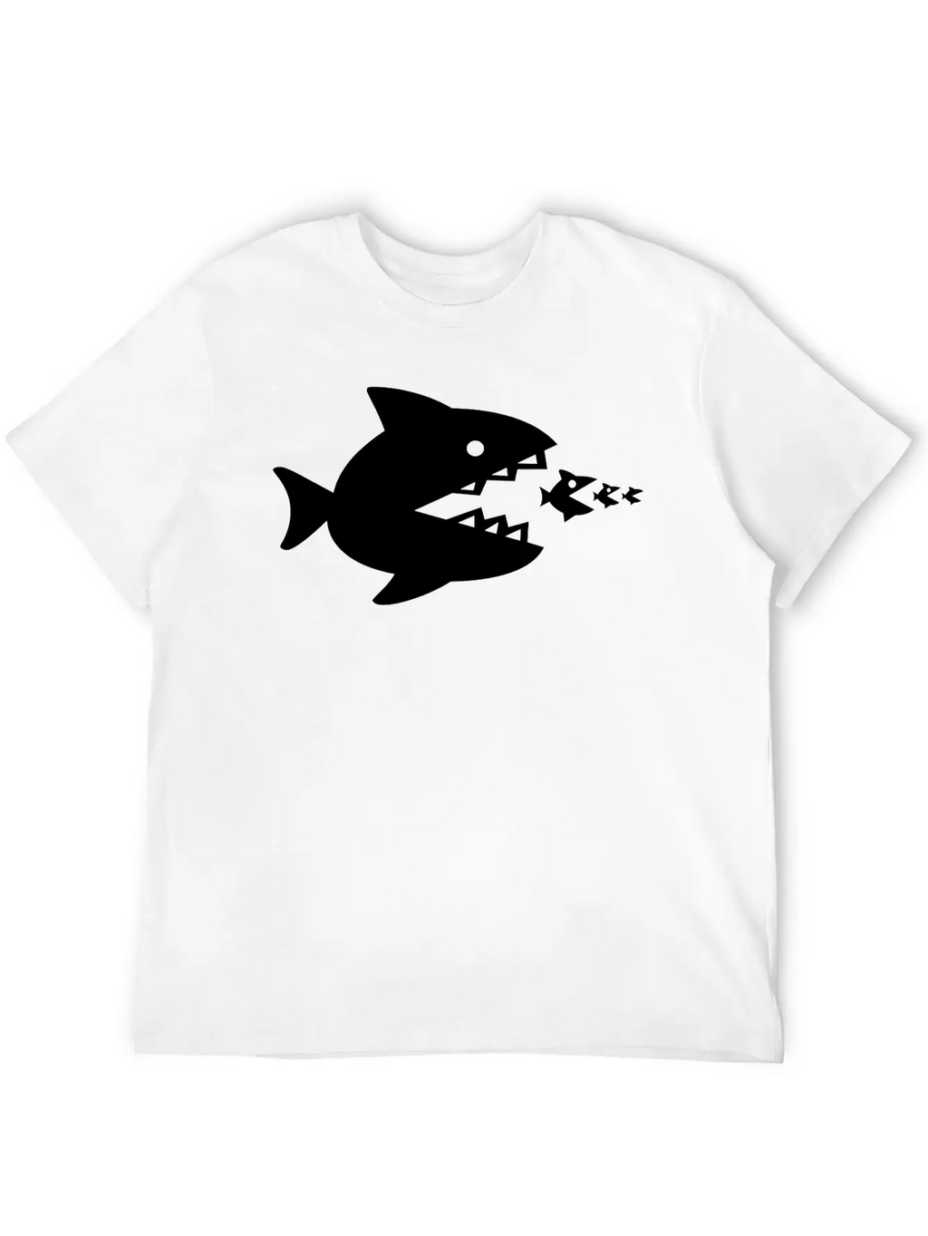 Fish Eats Fish Eats Fish Breathable Soft Cotton T-Shirt – Timeless Casual Look