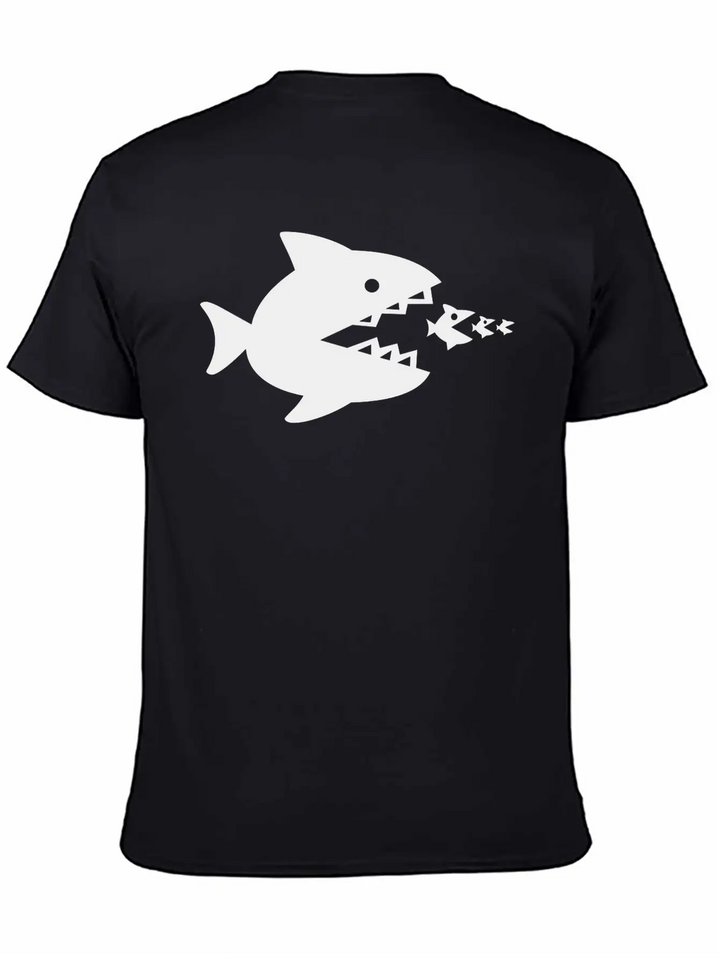 Fish Eats Fish Eats Fish Breathable Soft Cotton T-Shirt – Timeless Casual Look