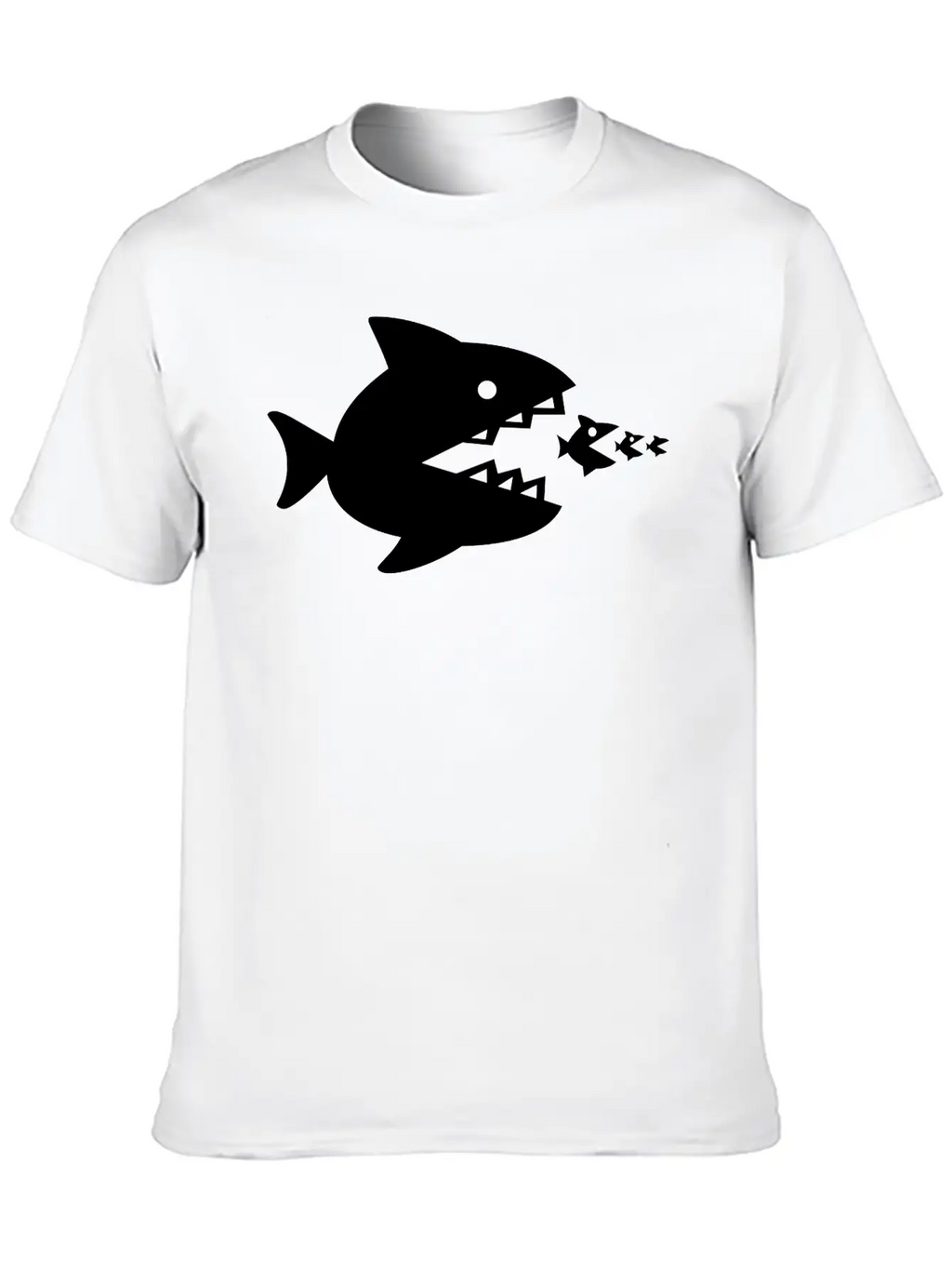 Fish Eats Fish Eats Fish Breathable Soft Cotton T-Shirt – Timeless Casual Look