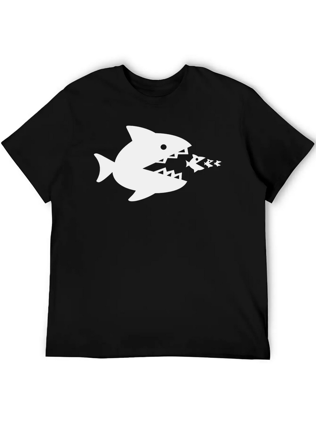 Fish Eats Fish Eats Fish Breathable Soft Cotton T-Shirt – Timeless Casual Look
