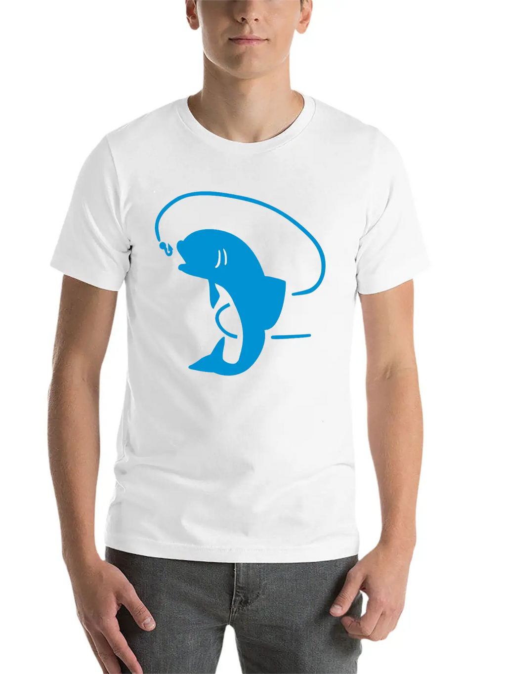 Fish Fishing Unisex Short Sleeve Soft Cotton T-Shirt – Casual Everyday Wear